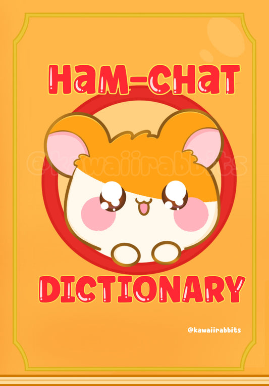 PREORDER Ham-Chat Reusable Sticker Book