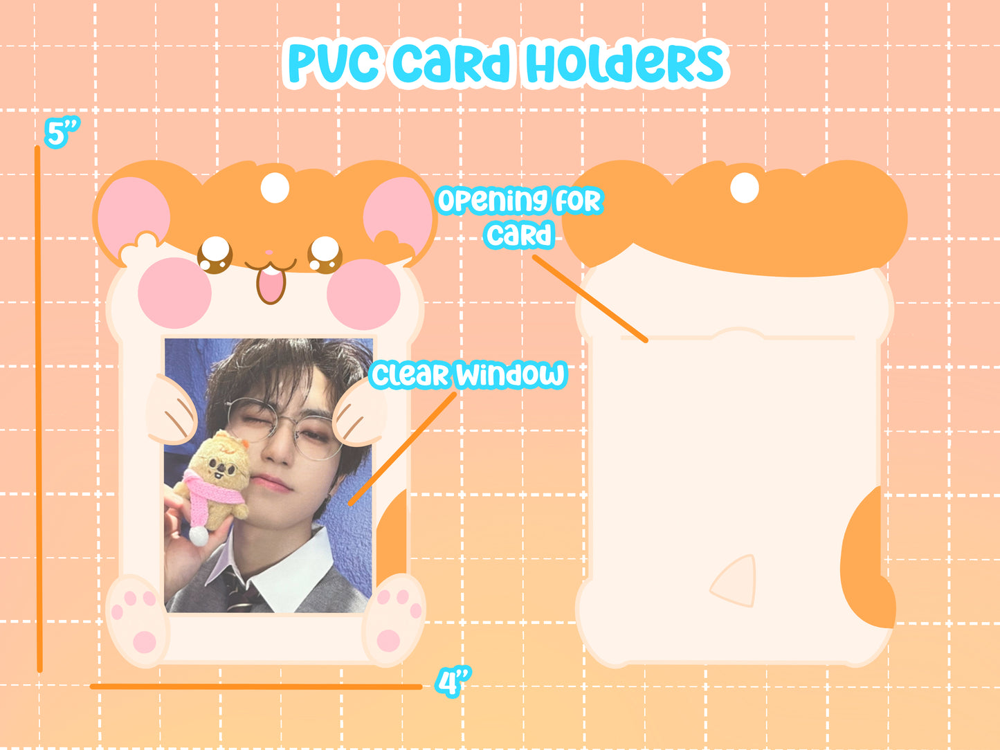 PVC Photocard Holders-Hammy