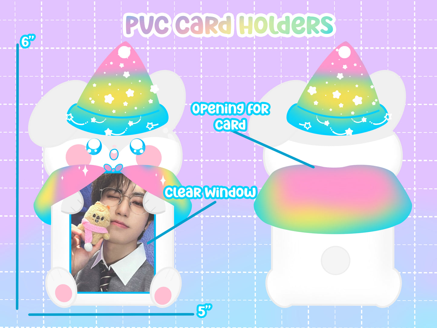 PVC Photocard Holder- Hoshi Bunny