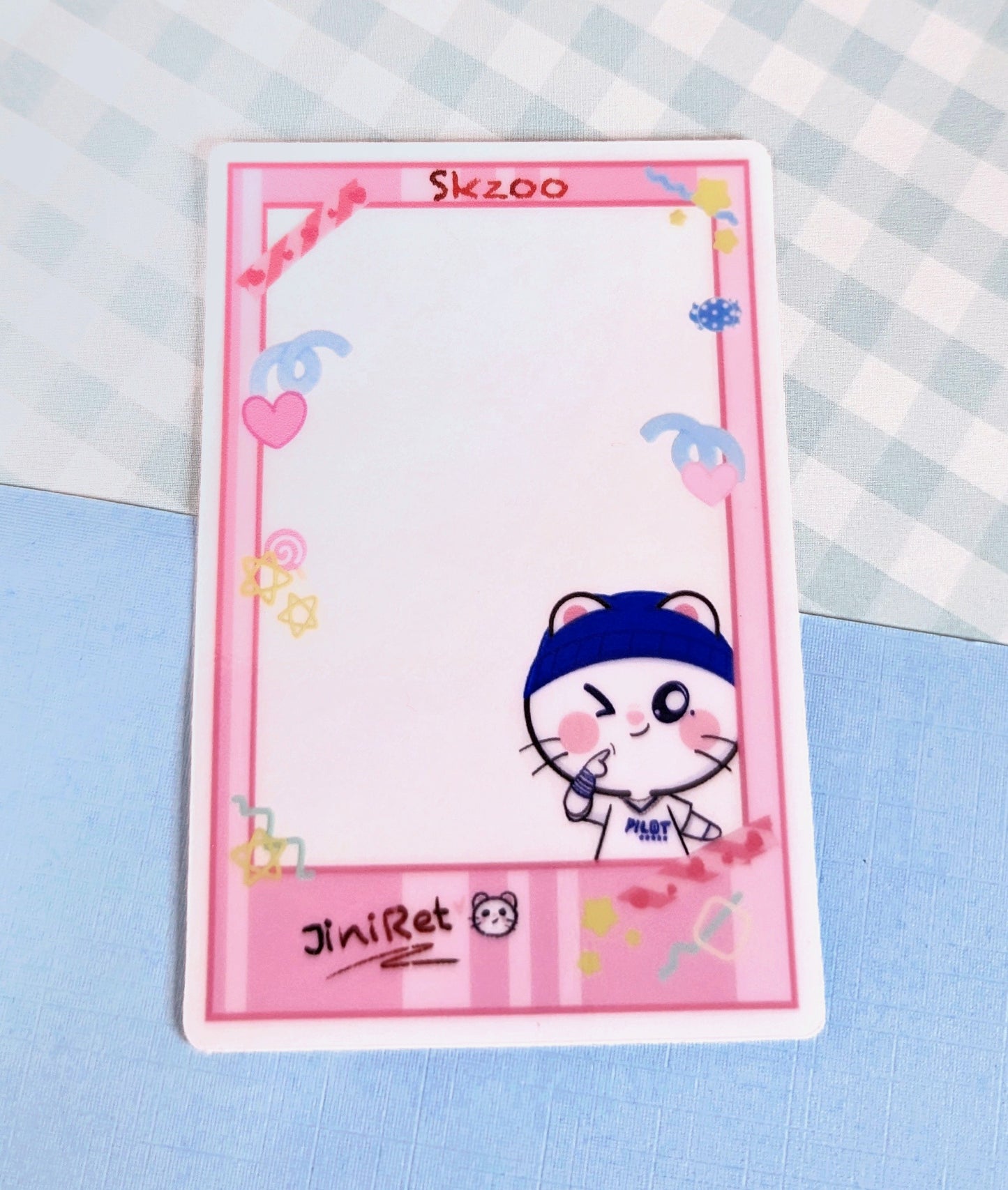 SKZOO Clear Polaroid Stickers