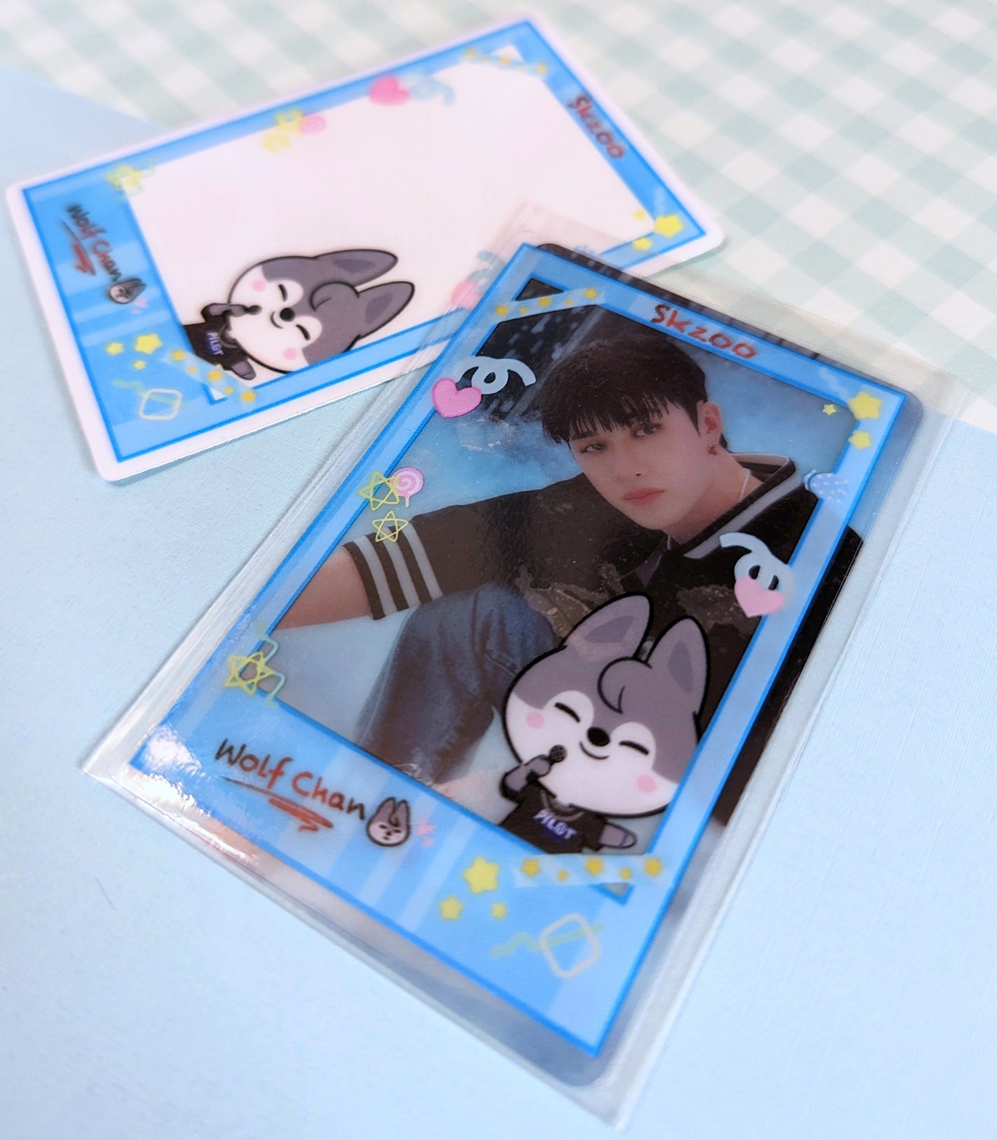 SKZOO Clear Polaroid Stickers