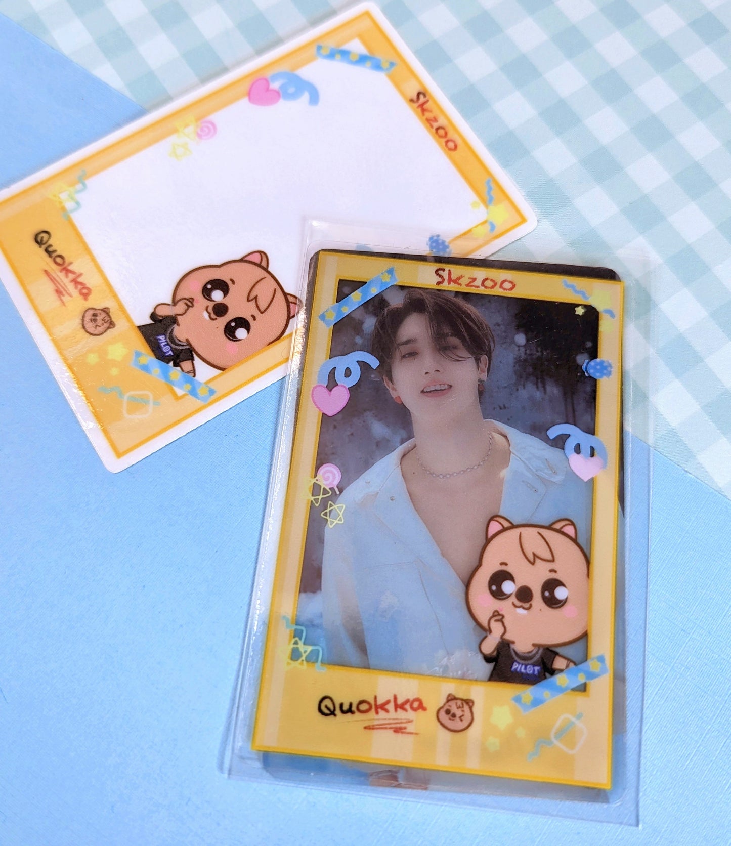 SKZOO Clear Polaroid Stickers