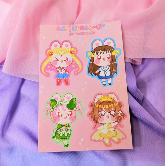 Beri Bunny Dress Up Sticker Sheets