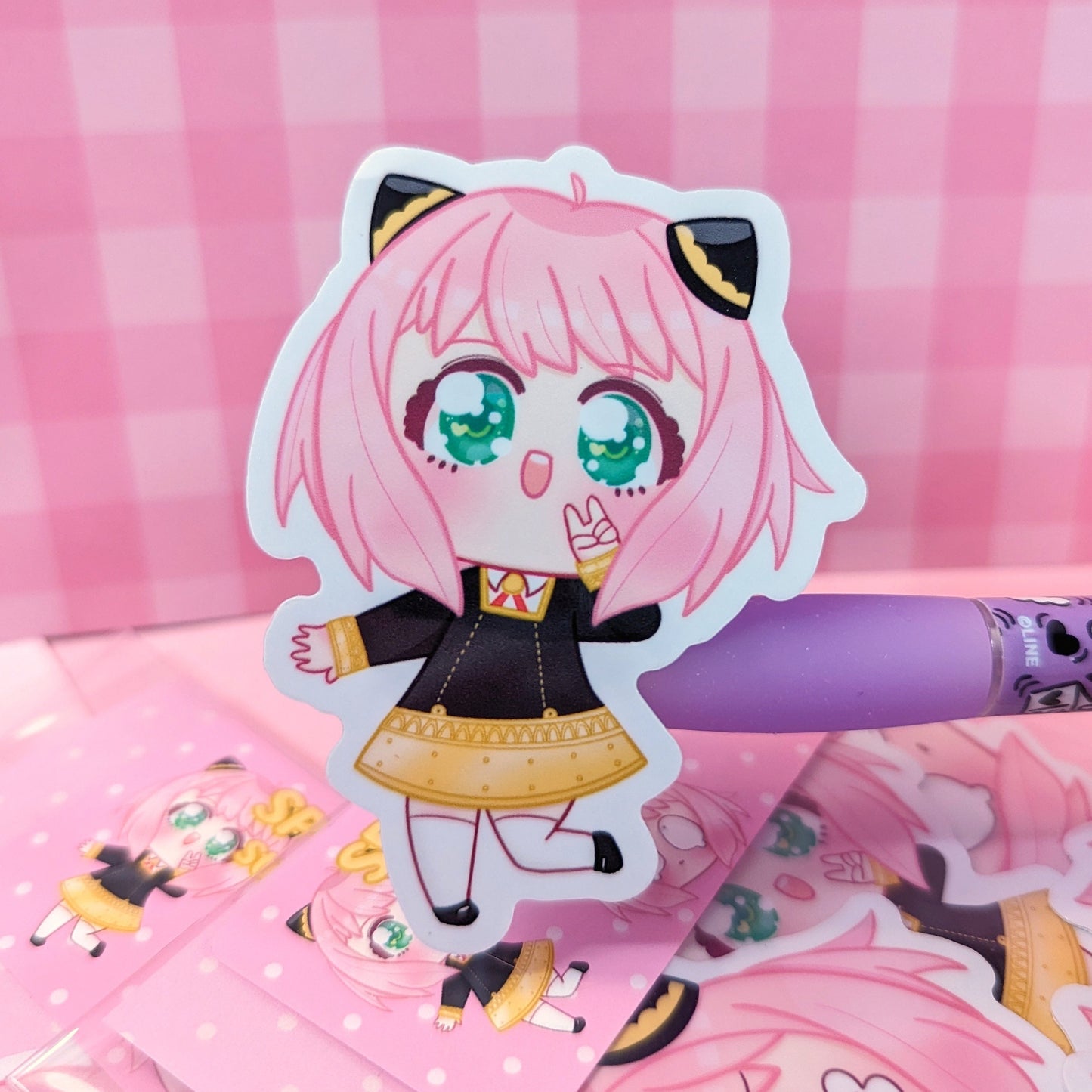 Kawaii girl sticker pack