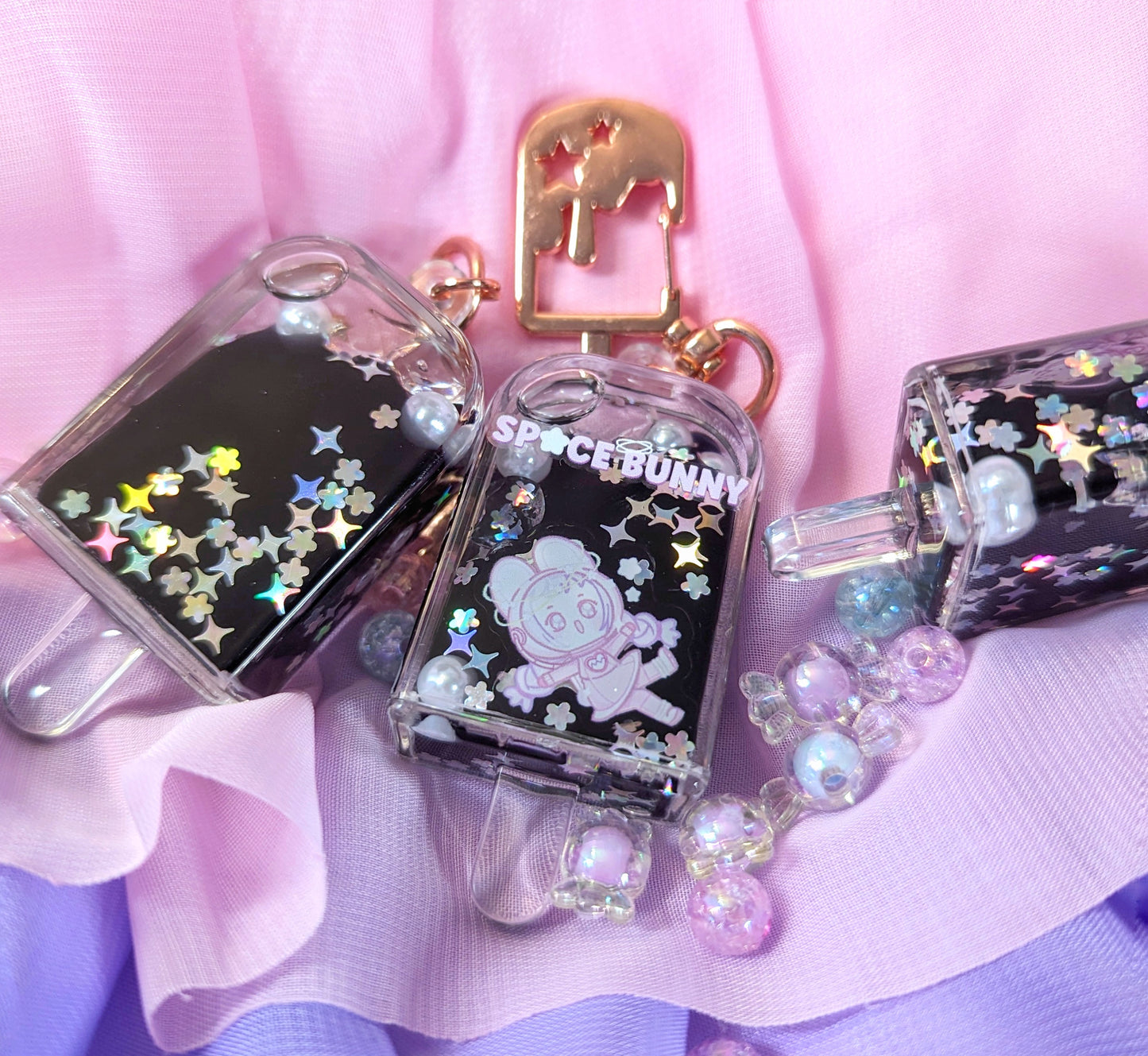 Space Bunny Popsicle Charm