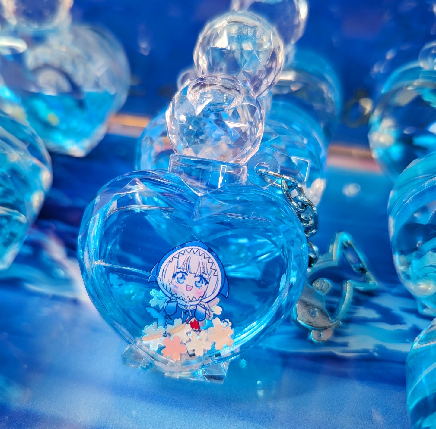 Vtuber Heart Perfume Liquid Keychain