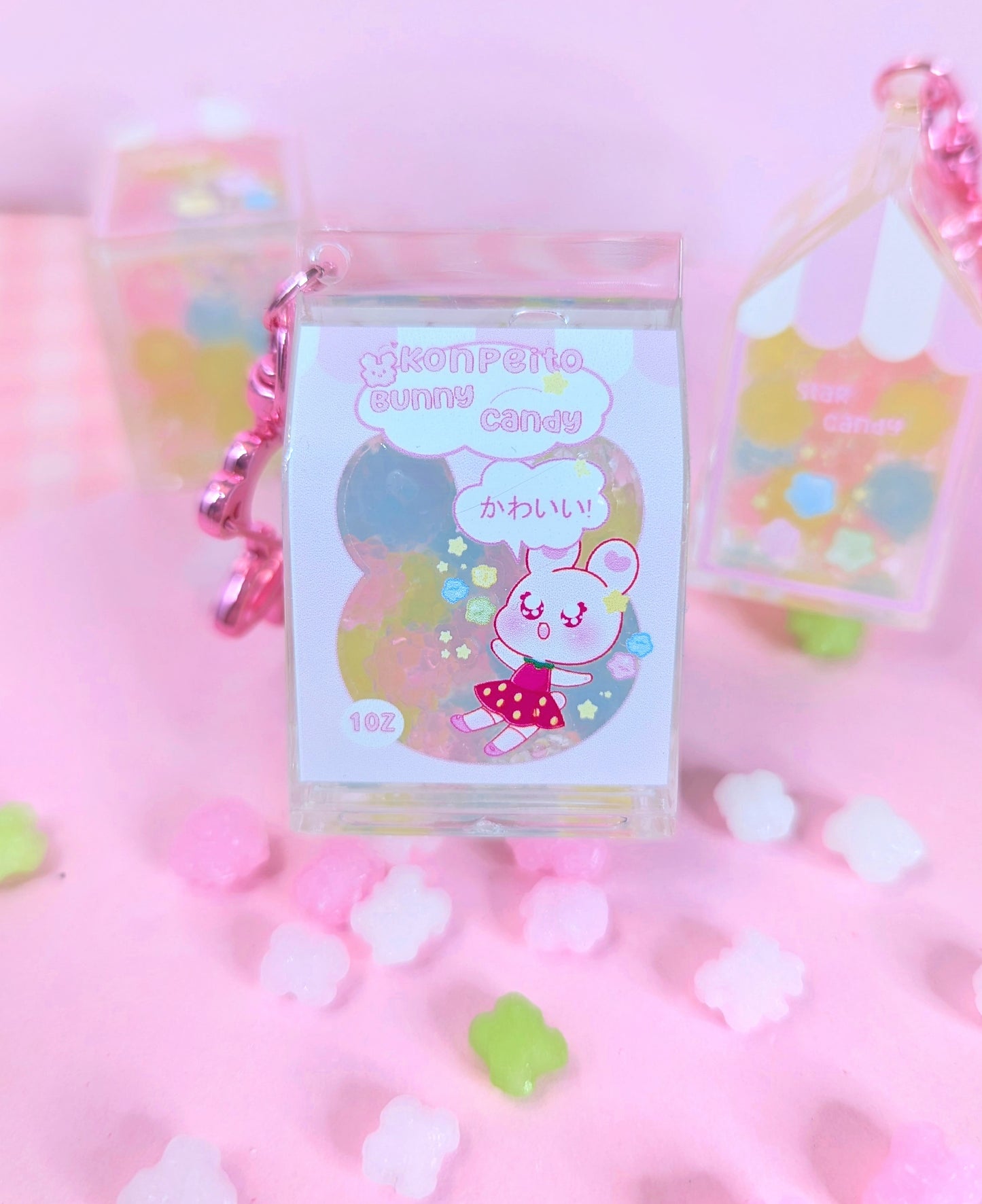 Konpeito Milk Carton Liquid Charm