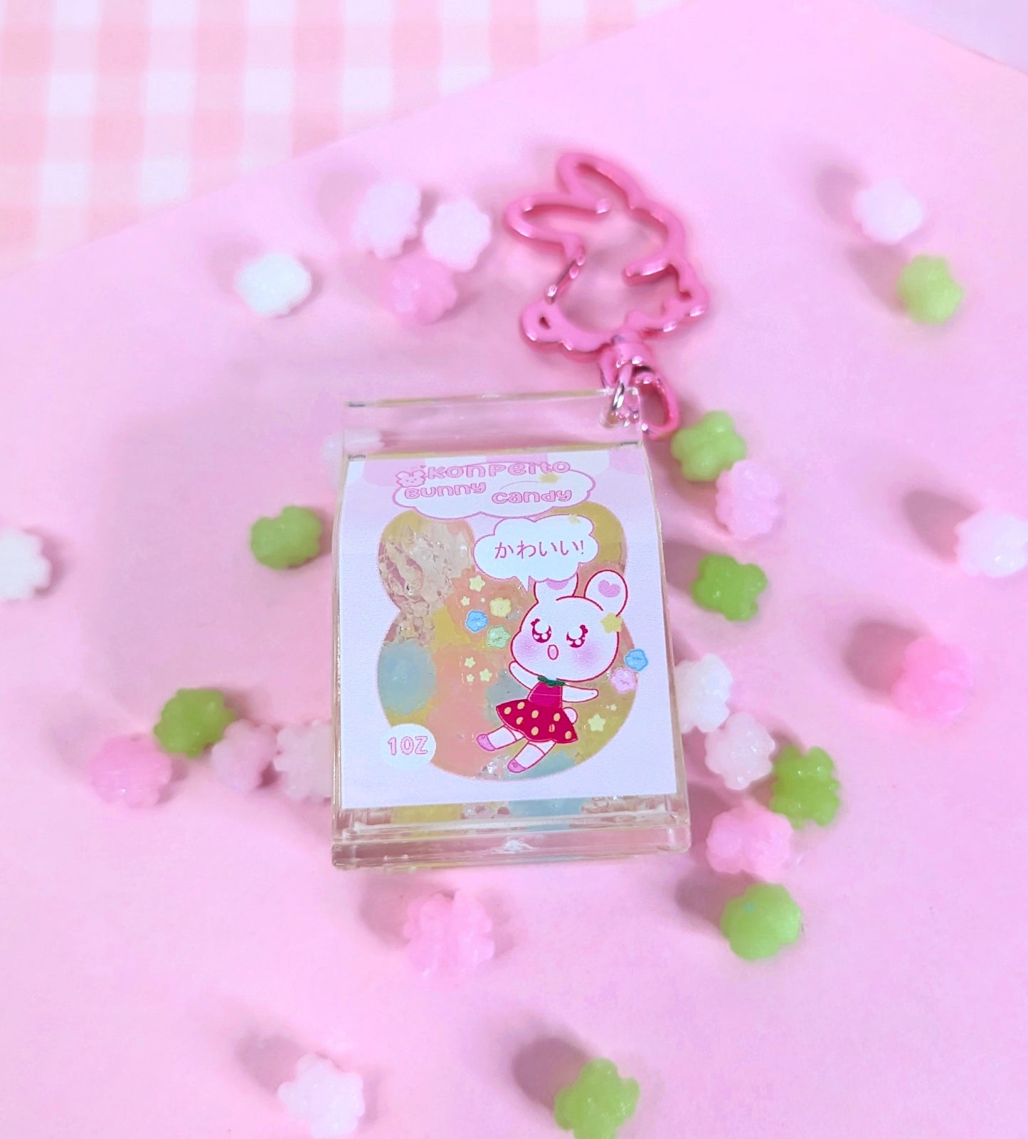 Konpeito Milk Carton Liquid Charm
