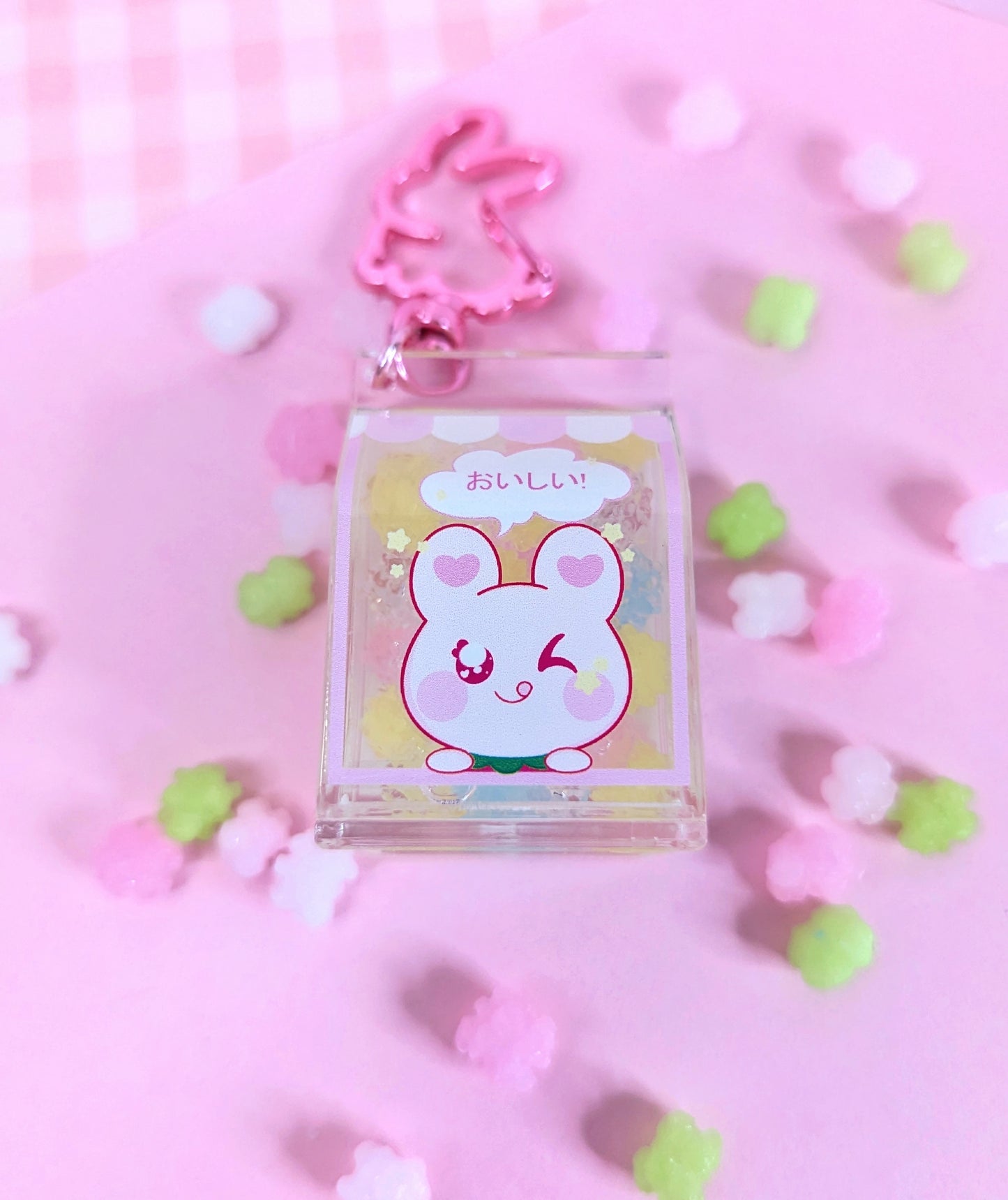 Konpeito Milk Carton Liquid Charm