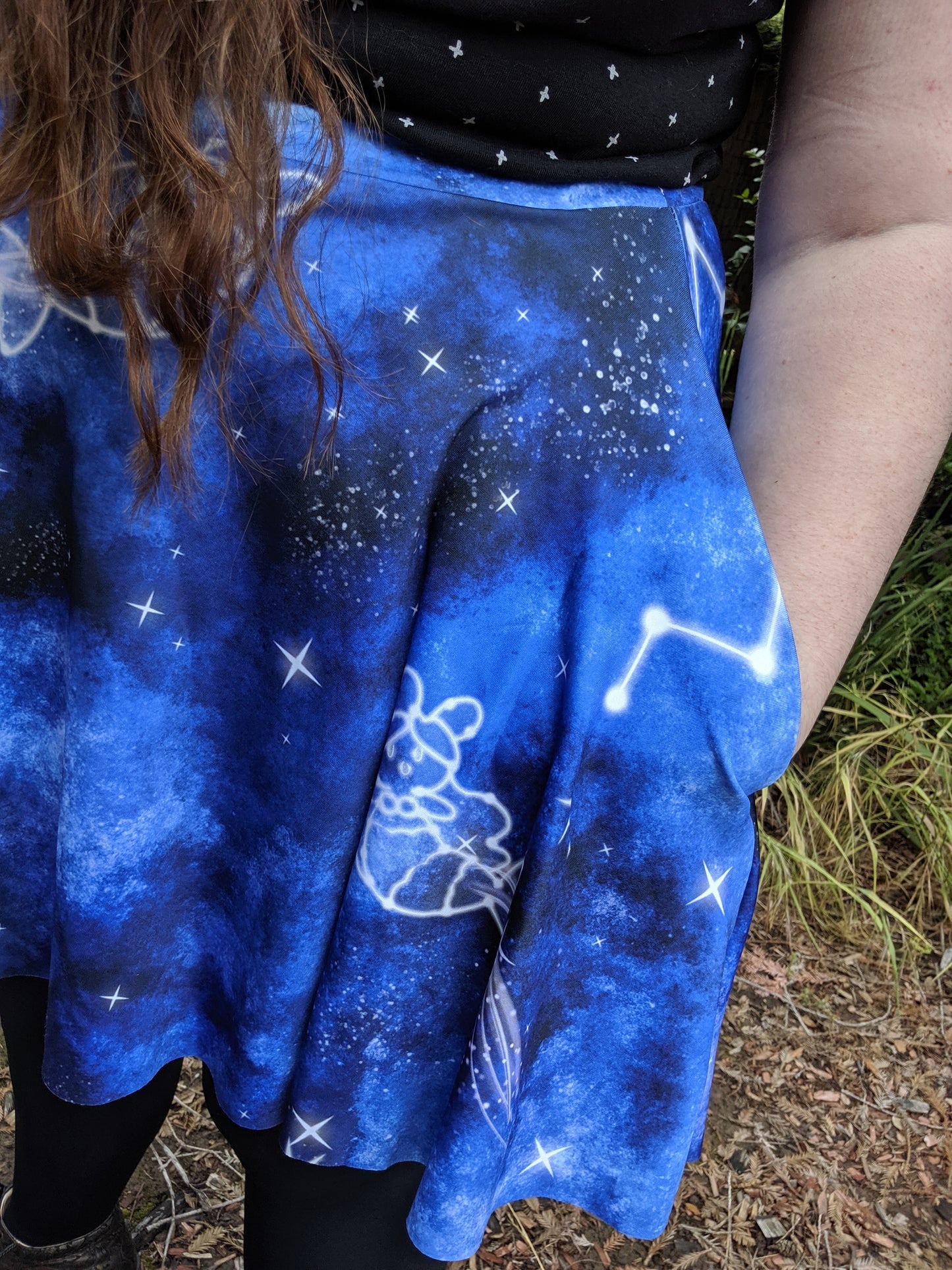 Starry Night Pocket Skirt, MADE TO ORDER