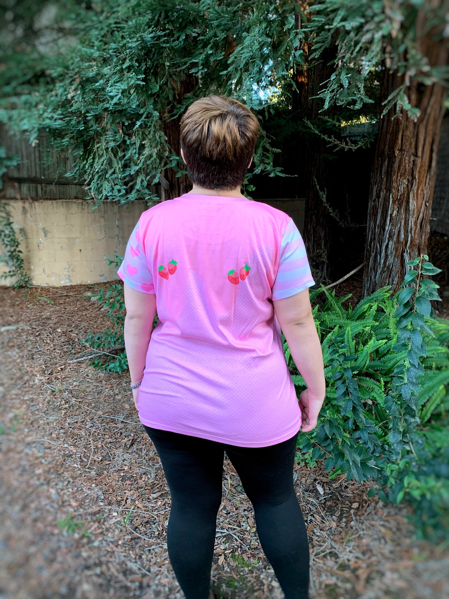 Strawbunny Milk Cotton Tee, MADE TO ORDER