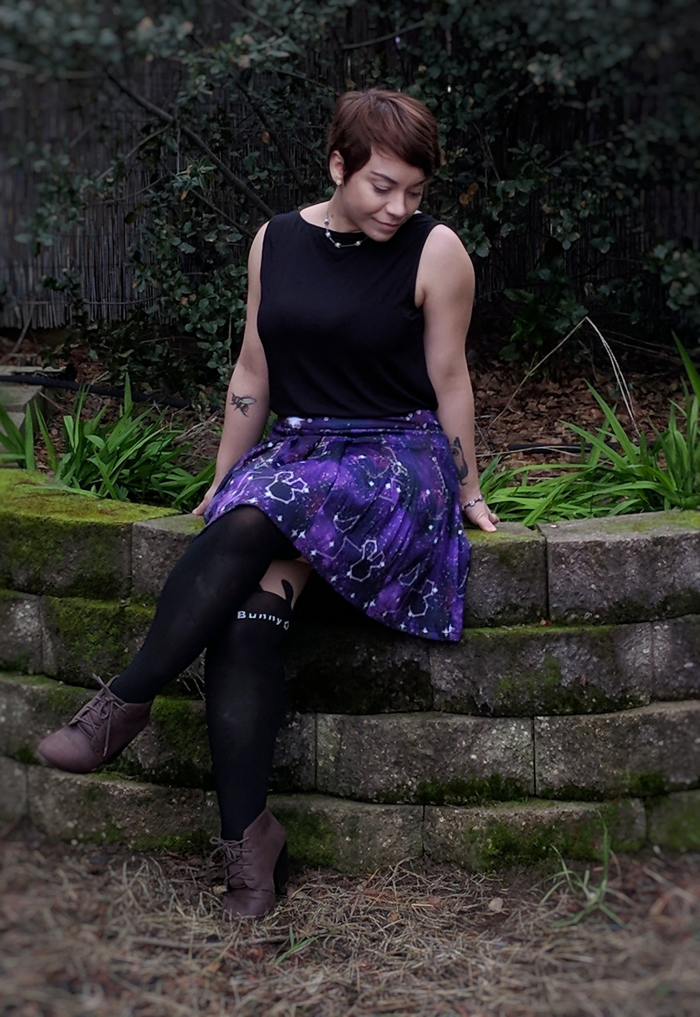 Galaxy Merbunny Mini Skirt, MADE TO ORDER