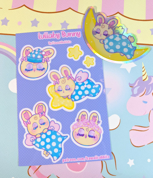 Lullaby Bunny Stickers