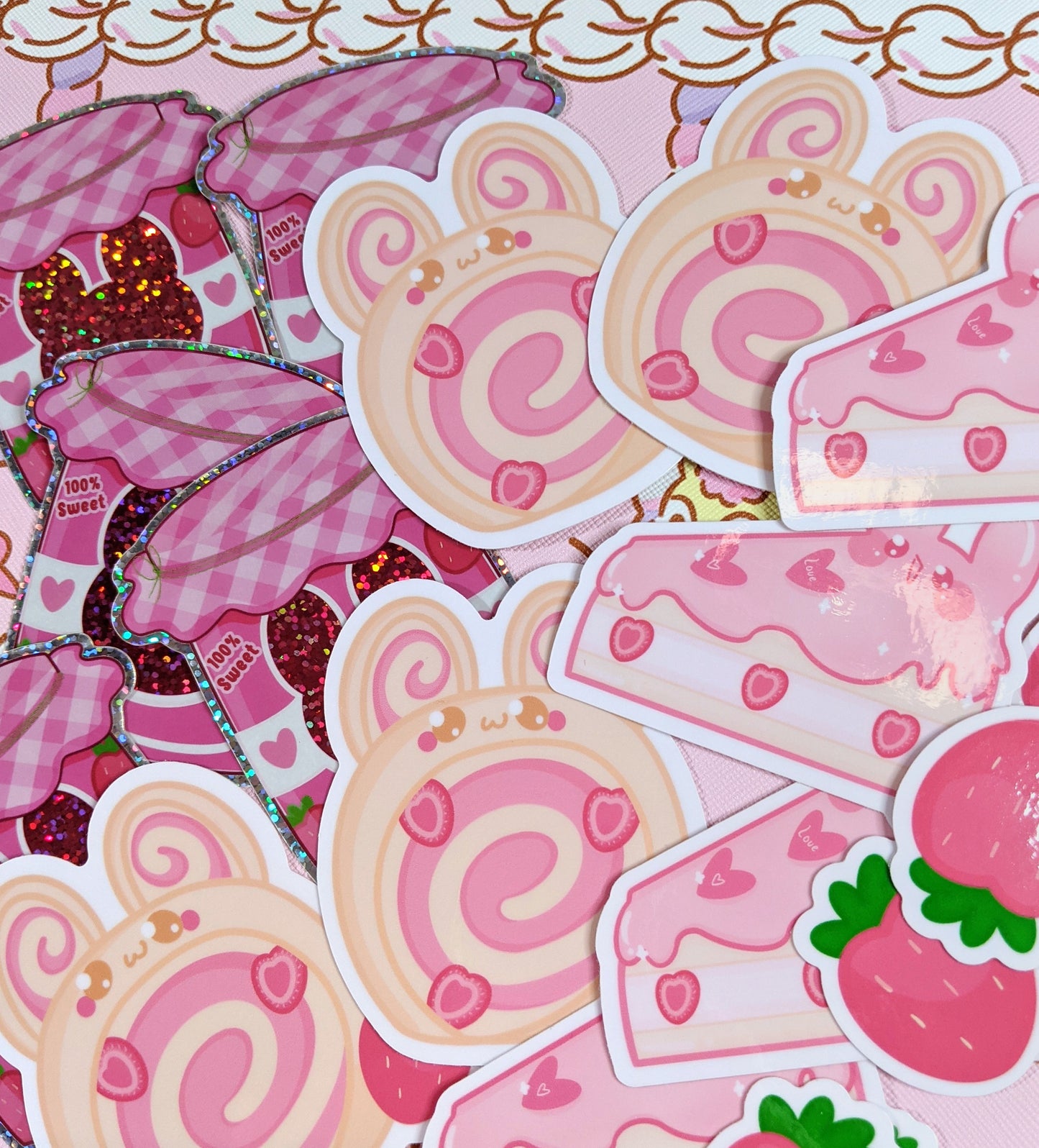 Strawbunny Sweets Sticker Pack