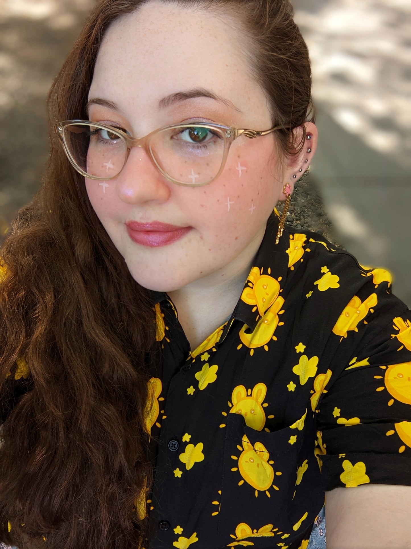 Sun-bunny Button Tee