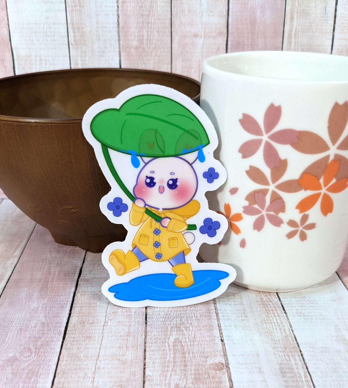 Sakura Bunnies and Rainy Day Bunny Stickers