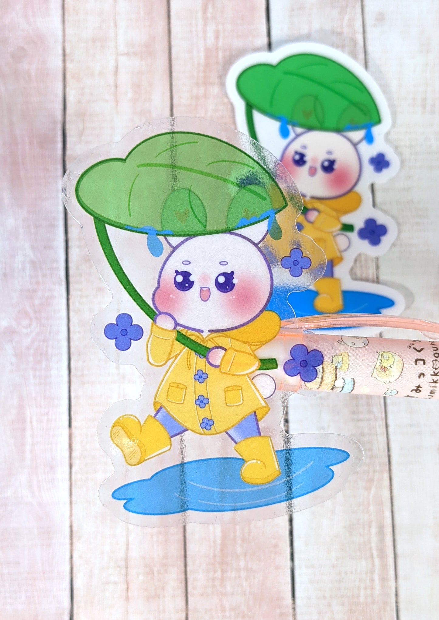 Sakura Bunnies and Rainy Day Bunny Stickers