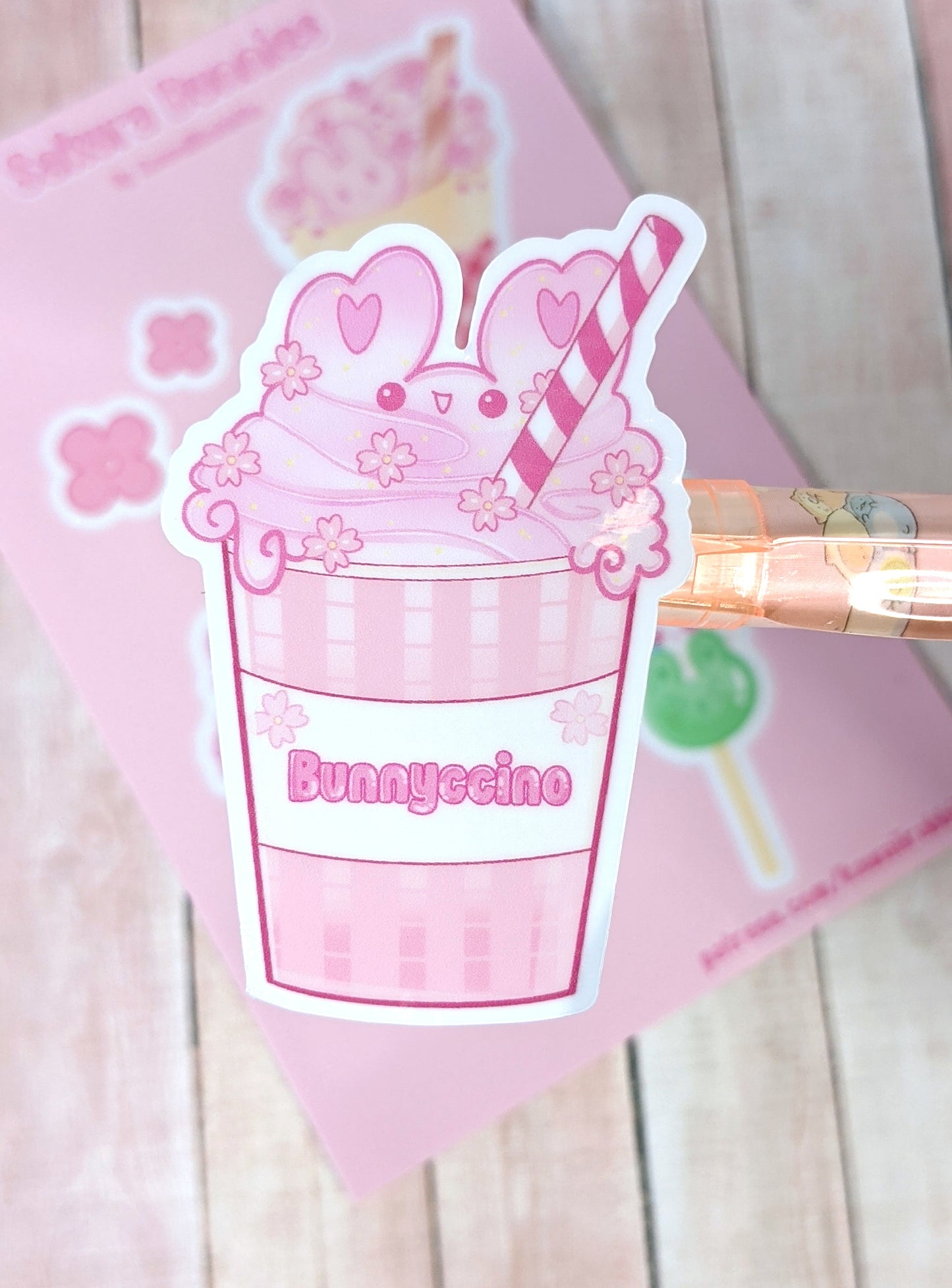 Sakura Bunnies and Rainy Day Bunny Stickers