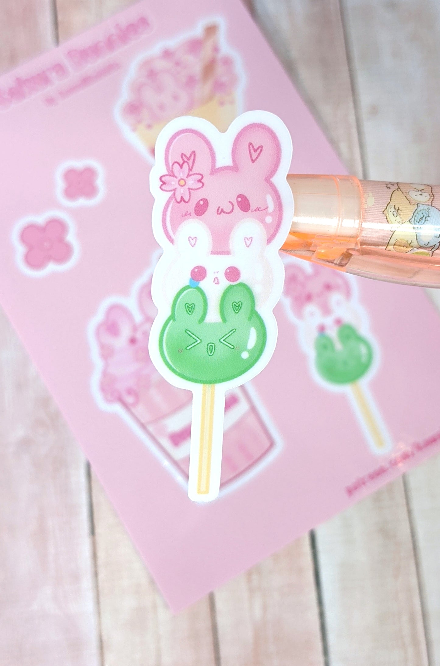 Sakura Bunnies and Rainy Day Bunny Stickers
