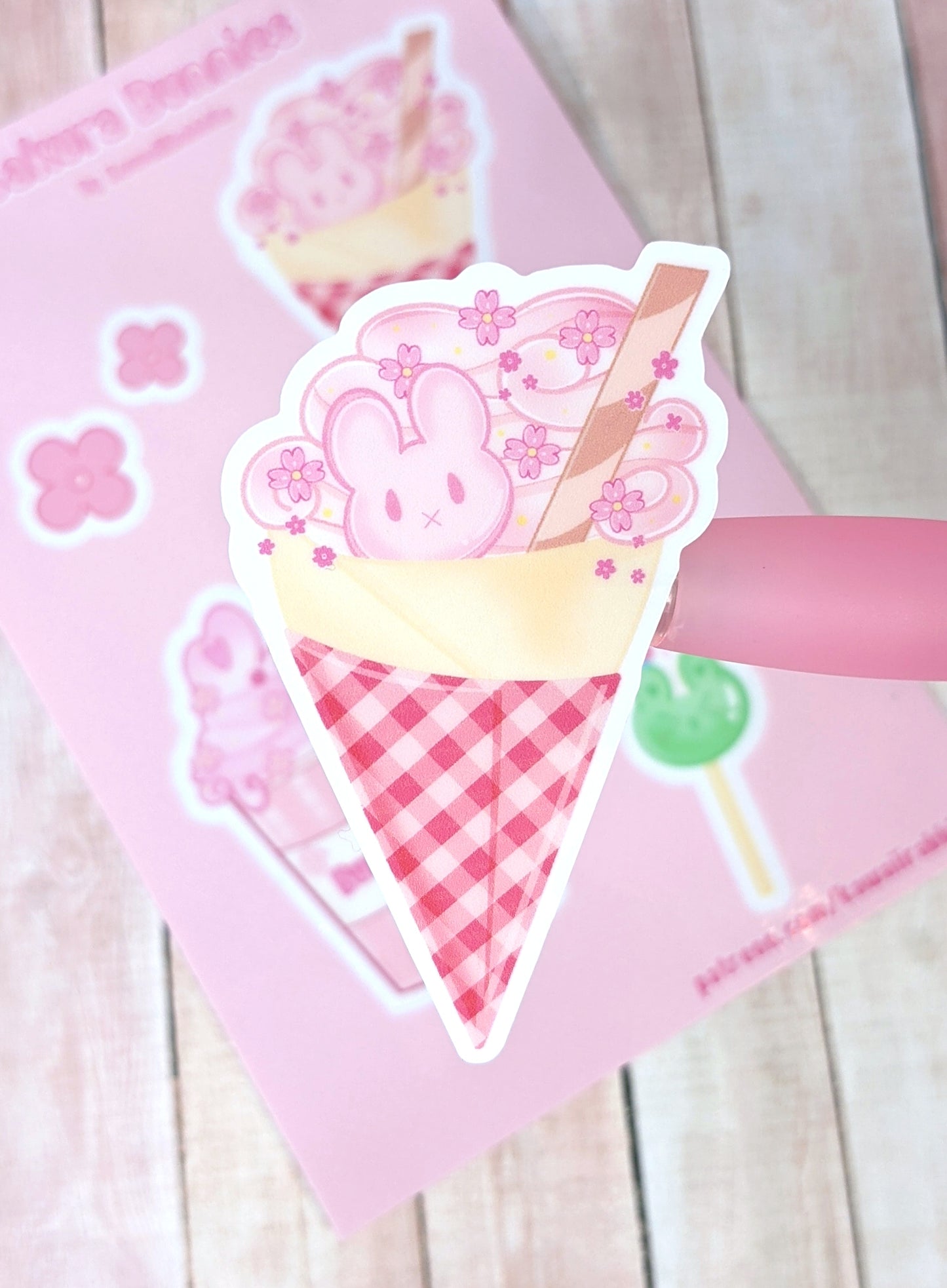Sakura Bunnies and Rainy Day Bunny Stickers