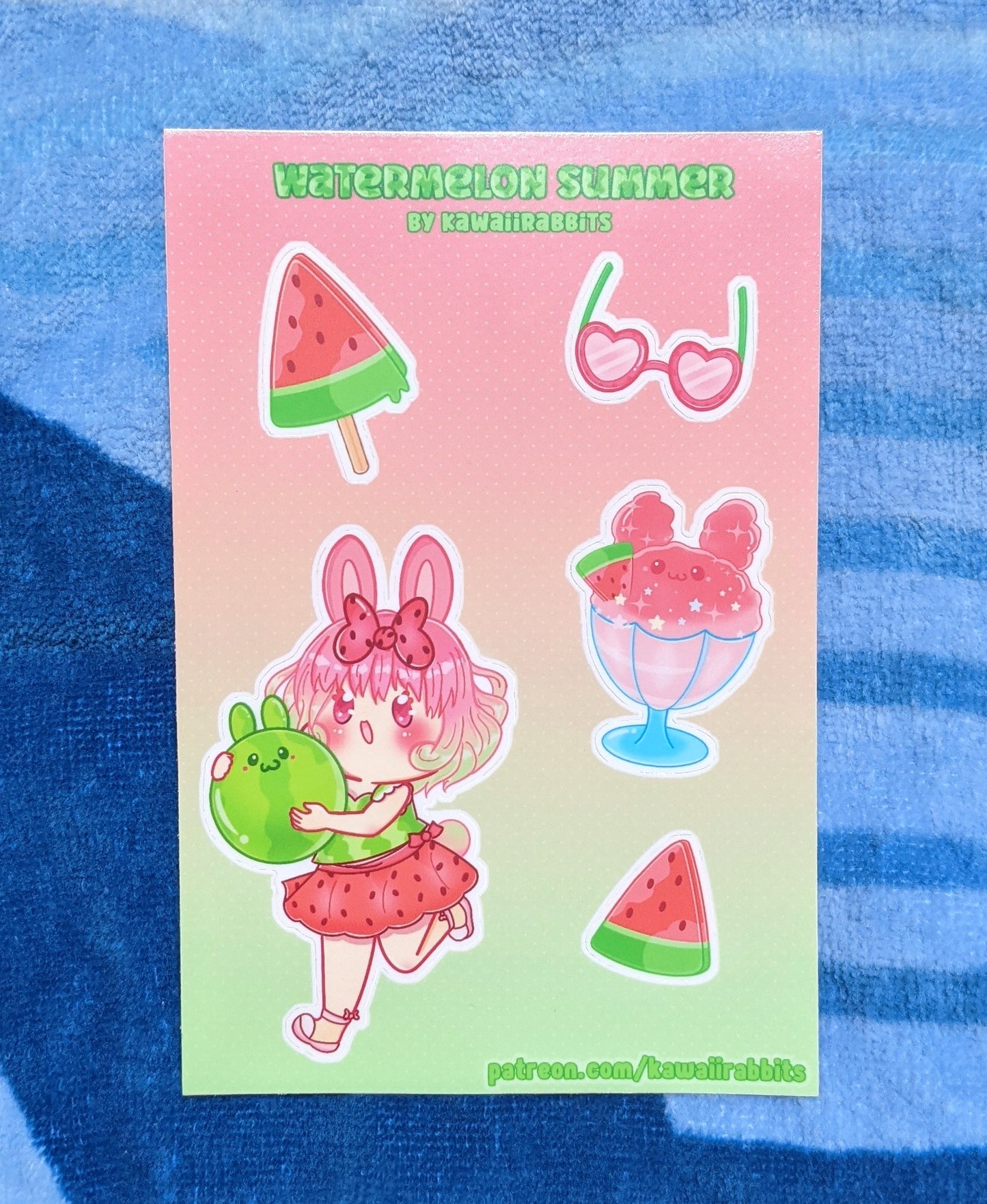 Watermelon Summer Stickers