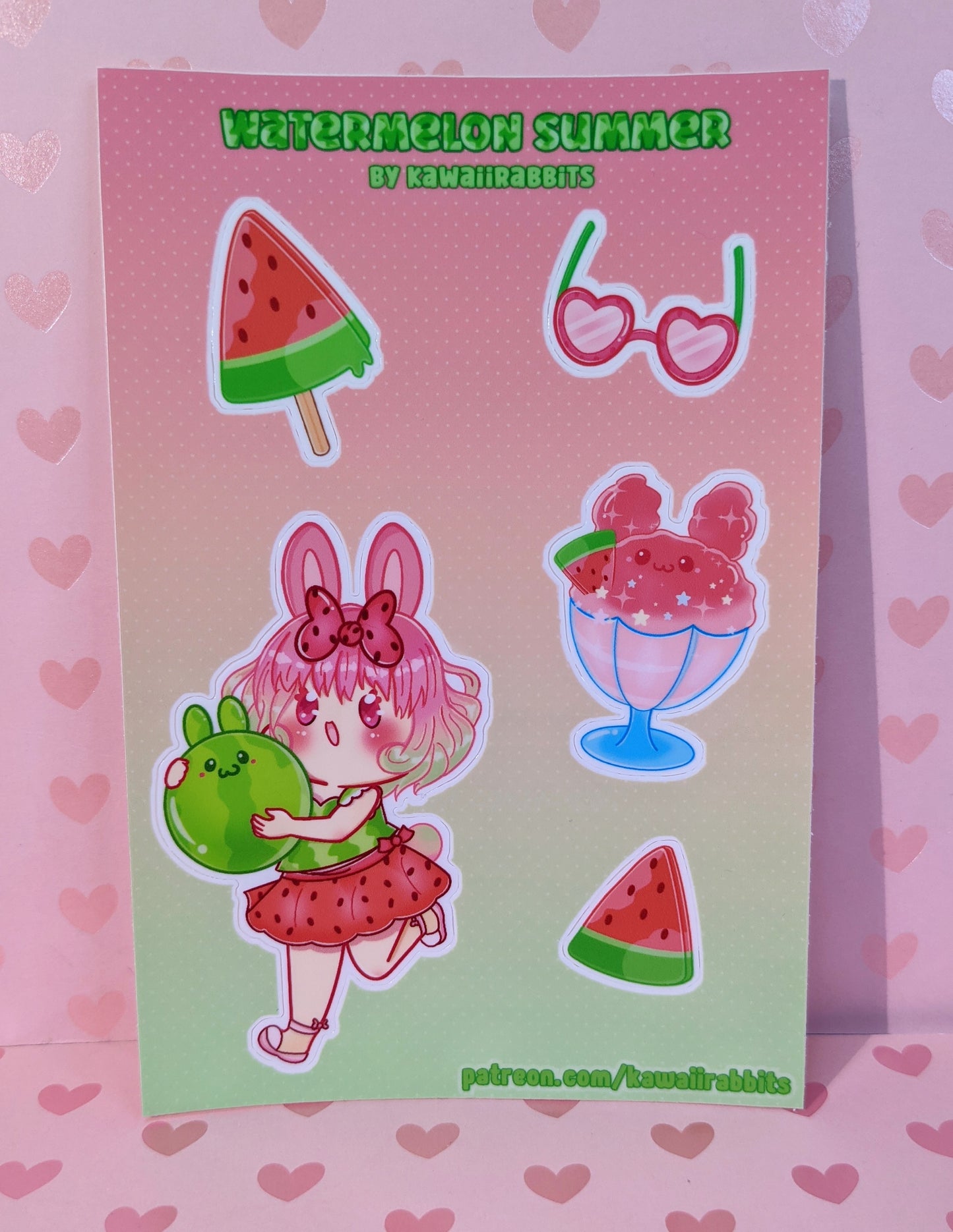 Watermelon Summer Stickers