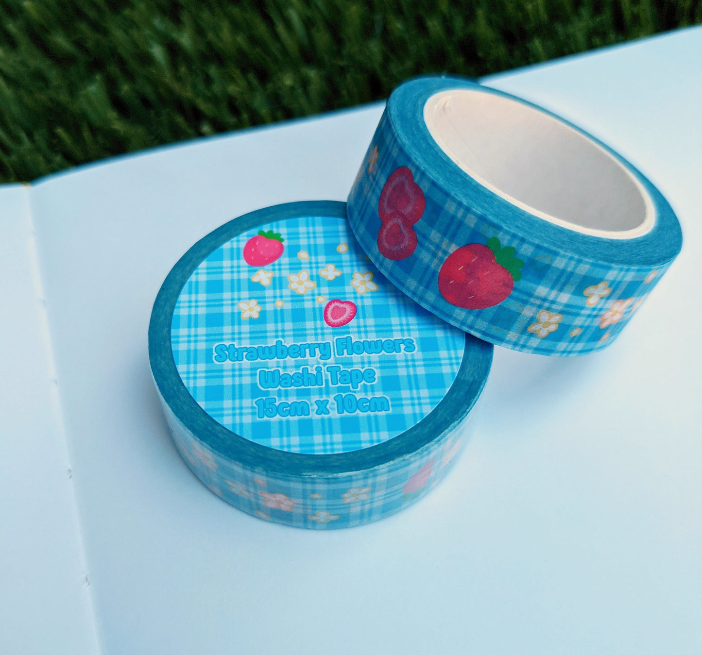 Strawberry Flowers Washi Tape