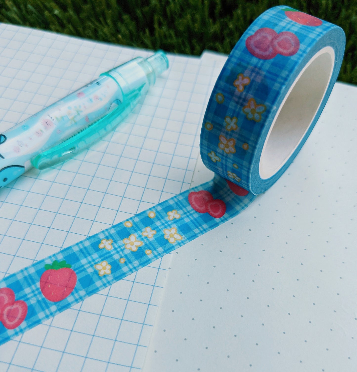 Strawberry Flowers Washi Tape