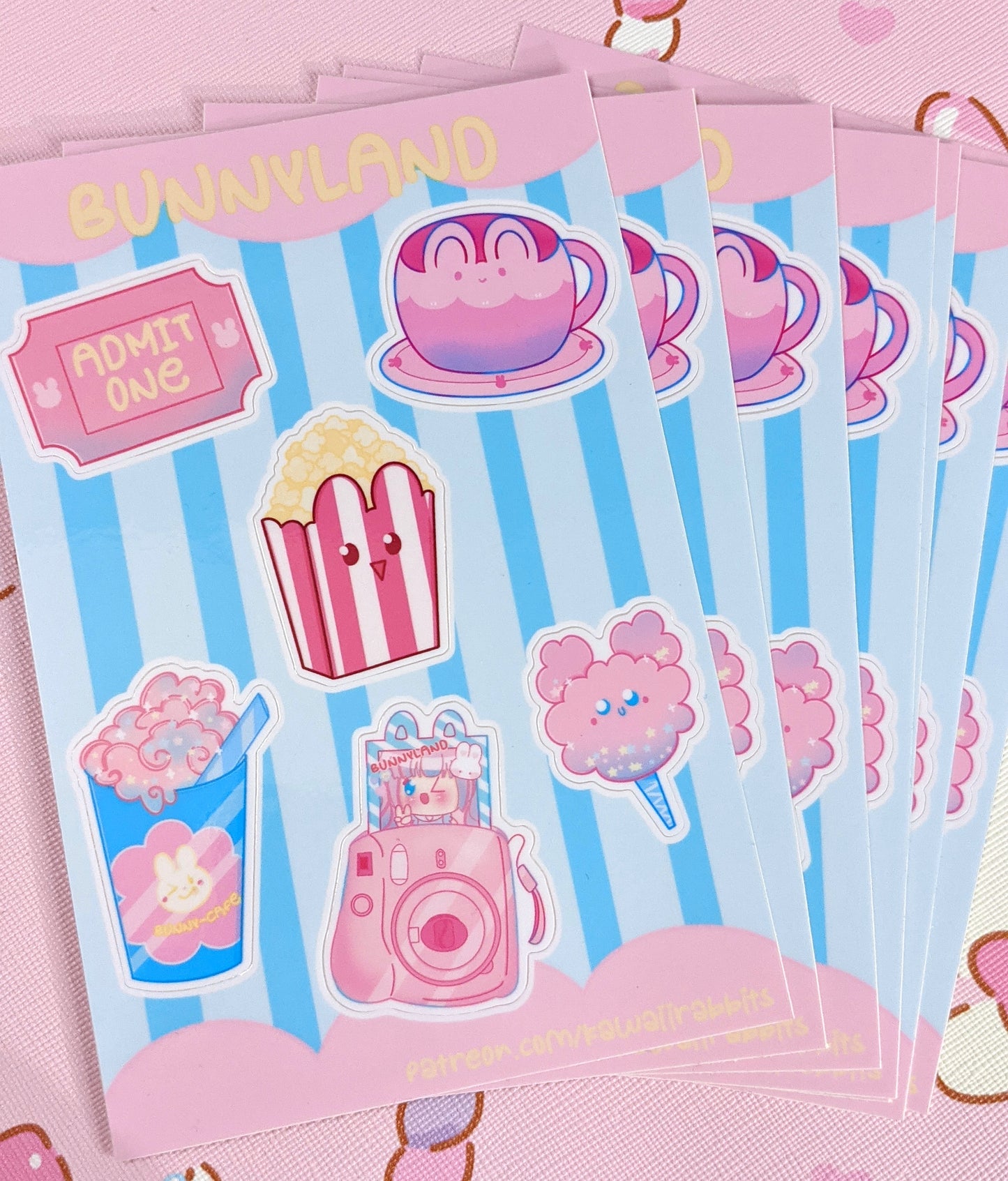 Bunnyland Stickers