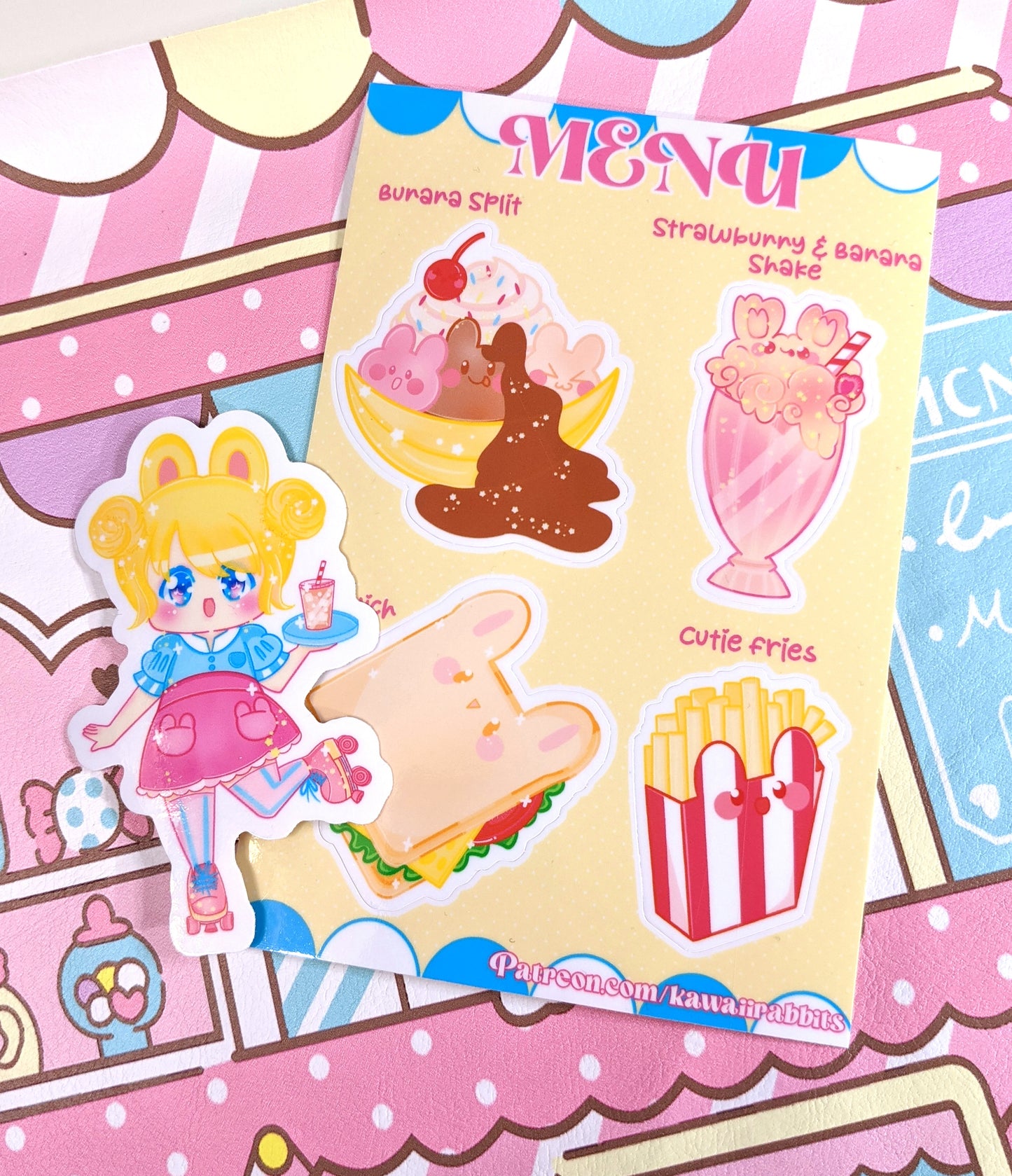 Retro Diner Stickers