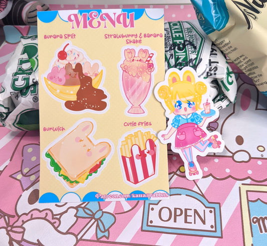 Retro Diner Stickers