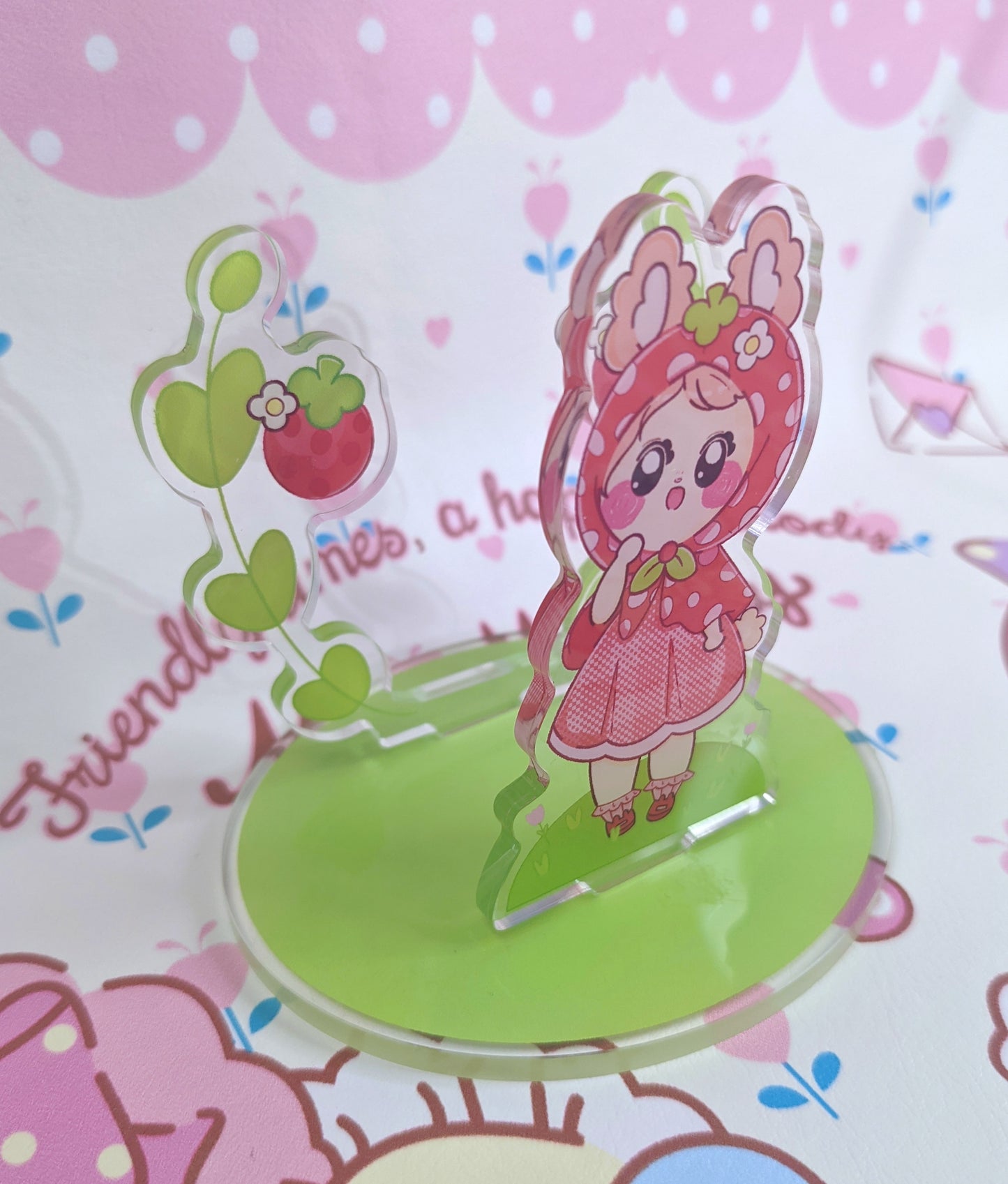 Strawberry Bunny Multi Use Standee
