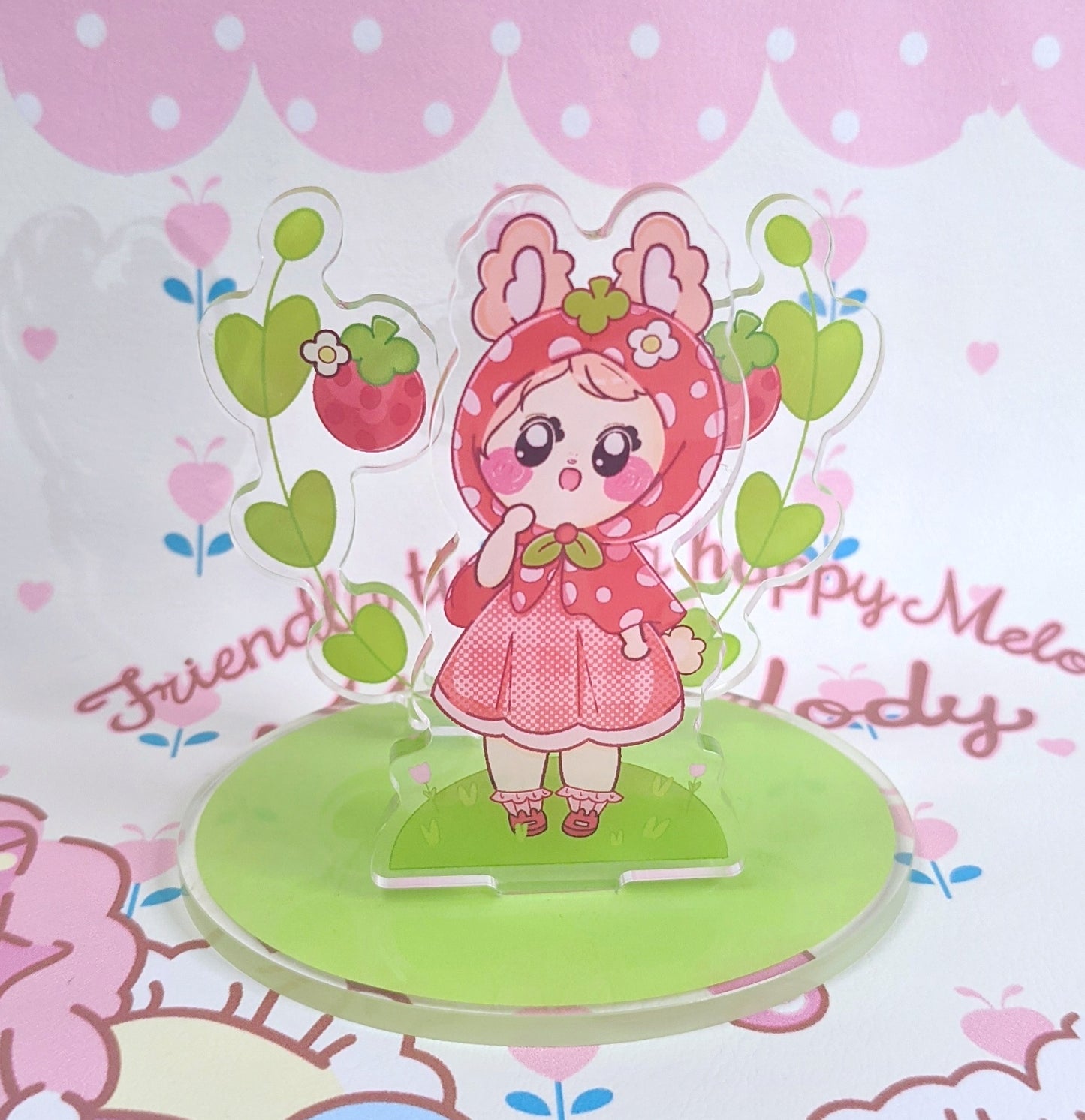 Strawberry Bunny Multi Use Standee