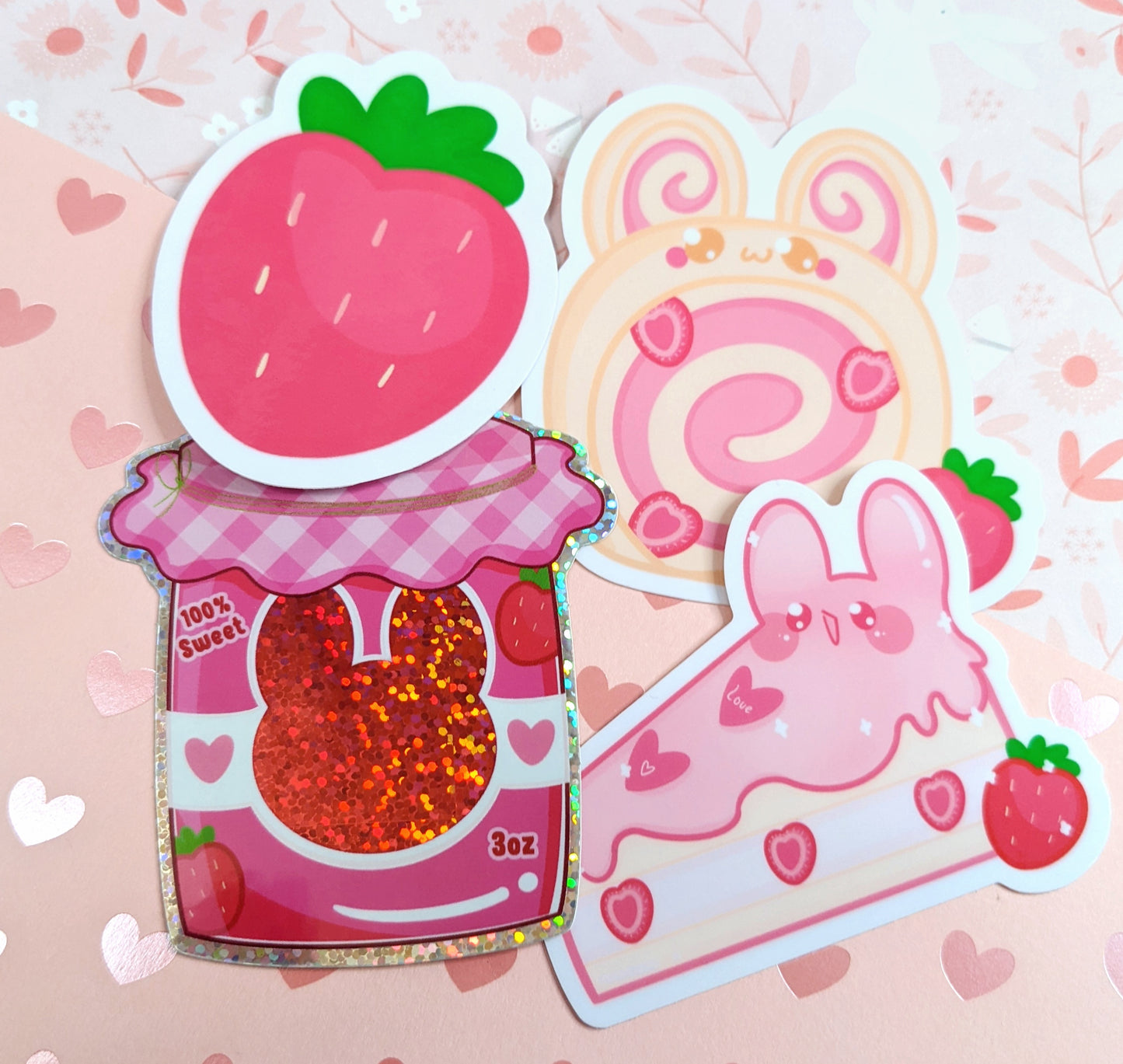 Strawbunny Sweets Sticker Pack