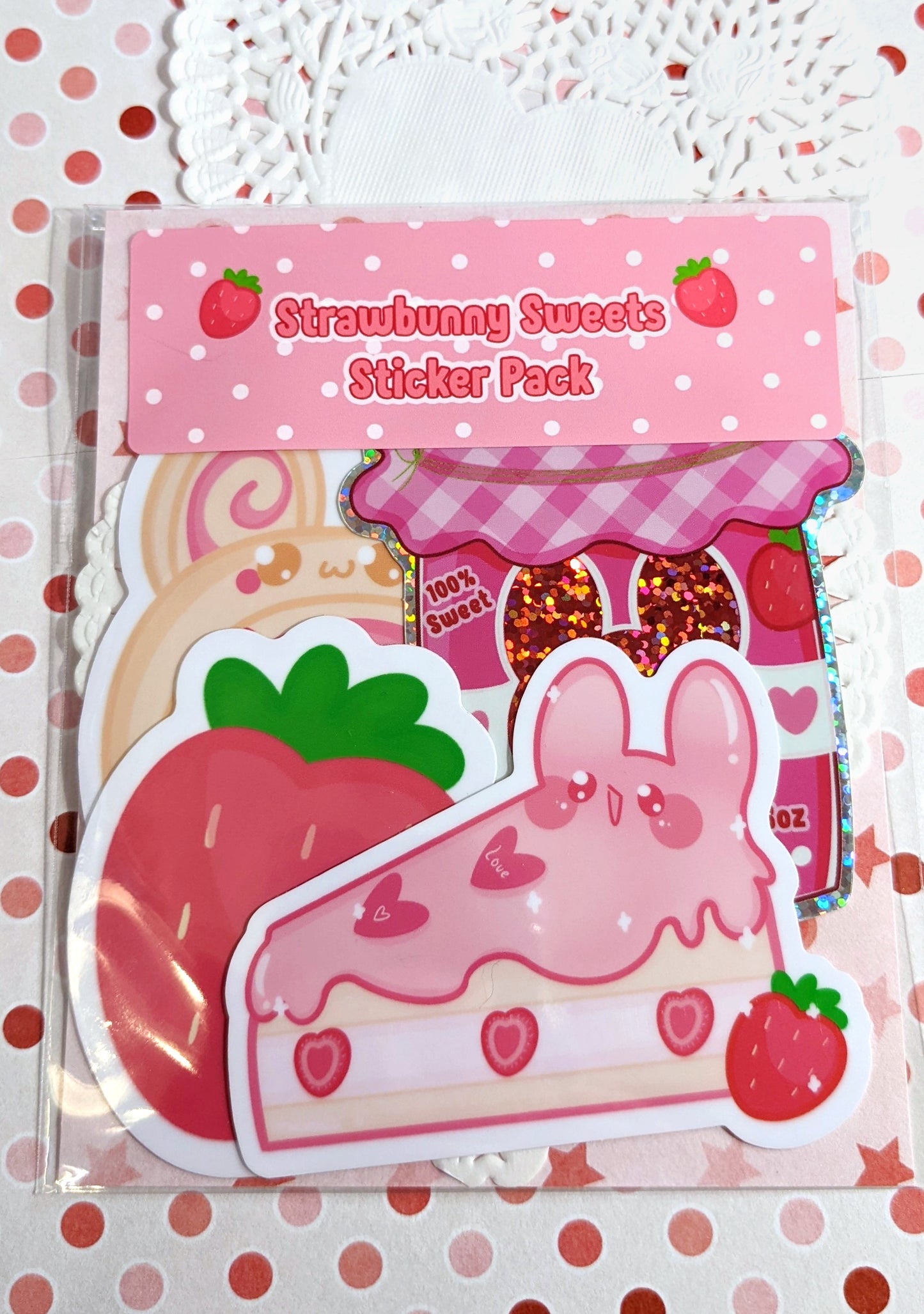 Strawbunny Sweets Sticker Pack