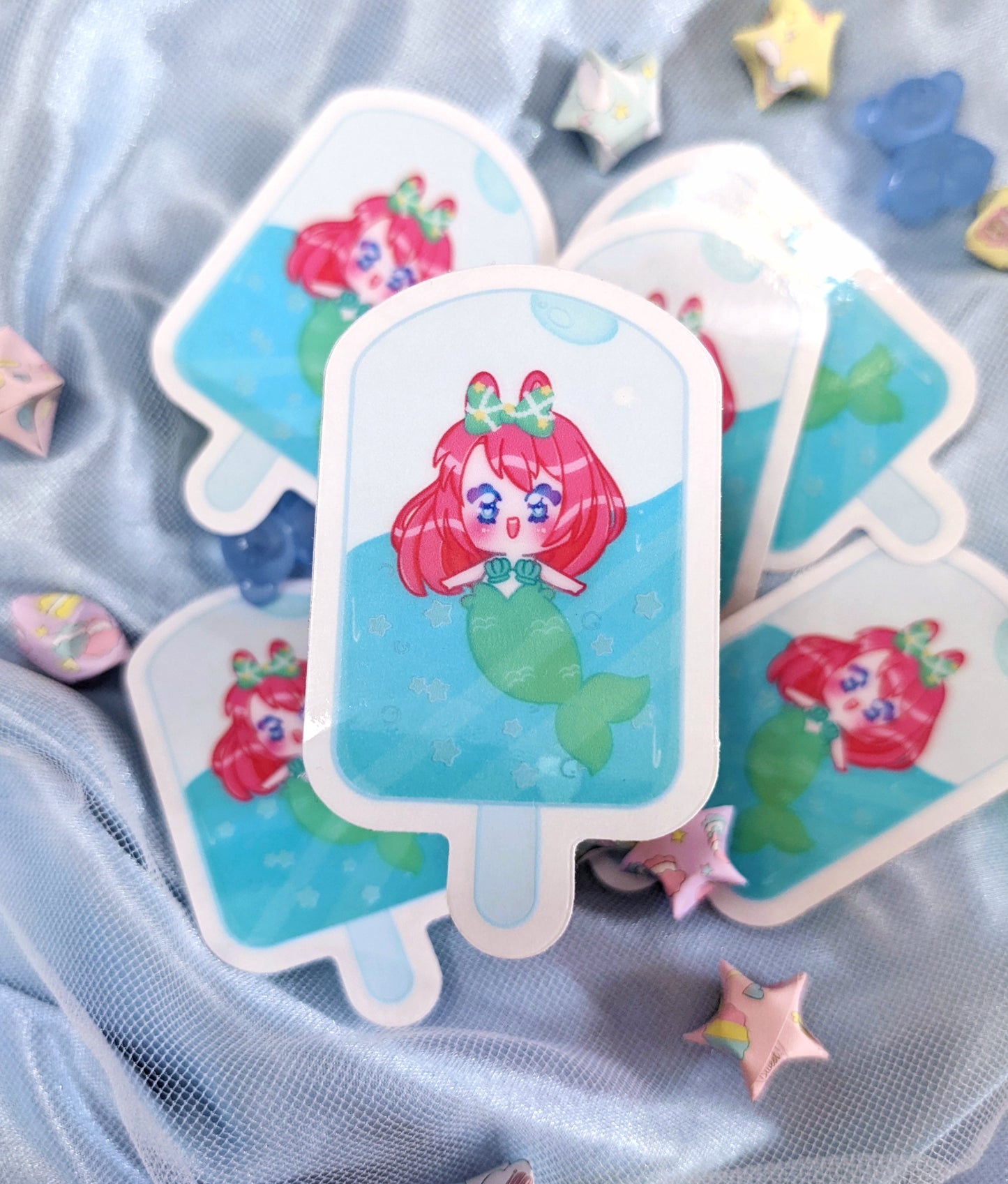 Clear Popsicle Stickers