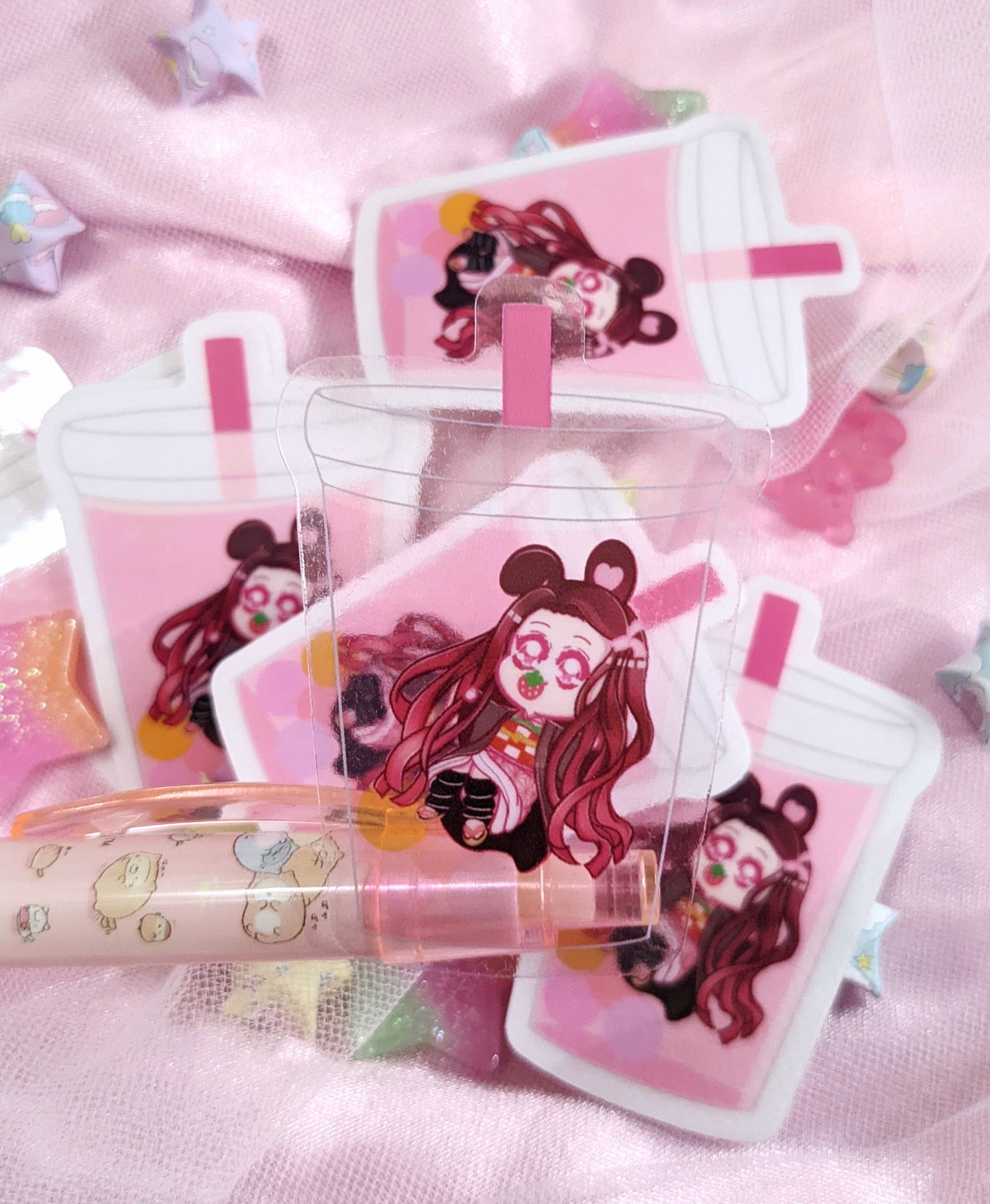 Clear Boba Stickers