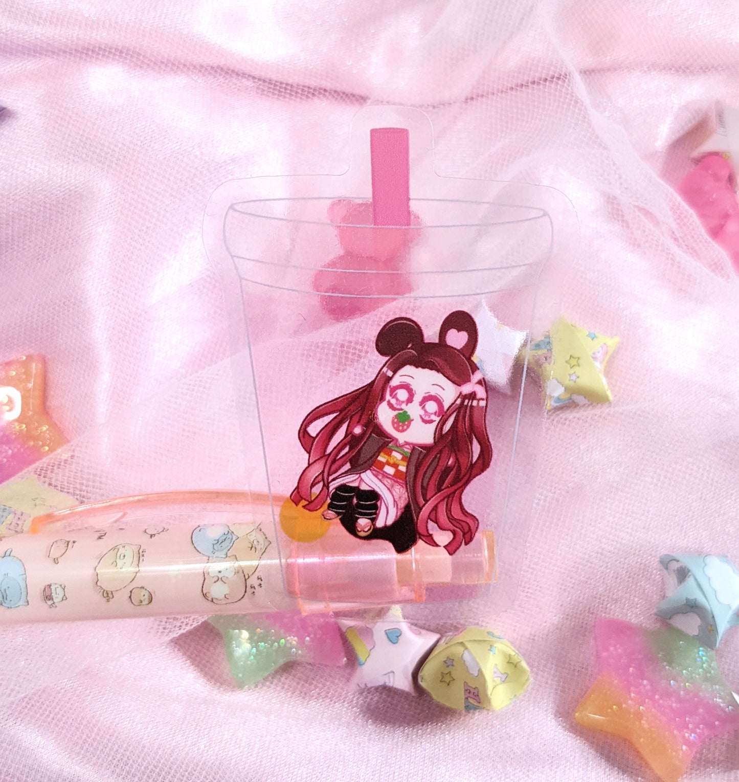 Clear Boba Stickers