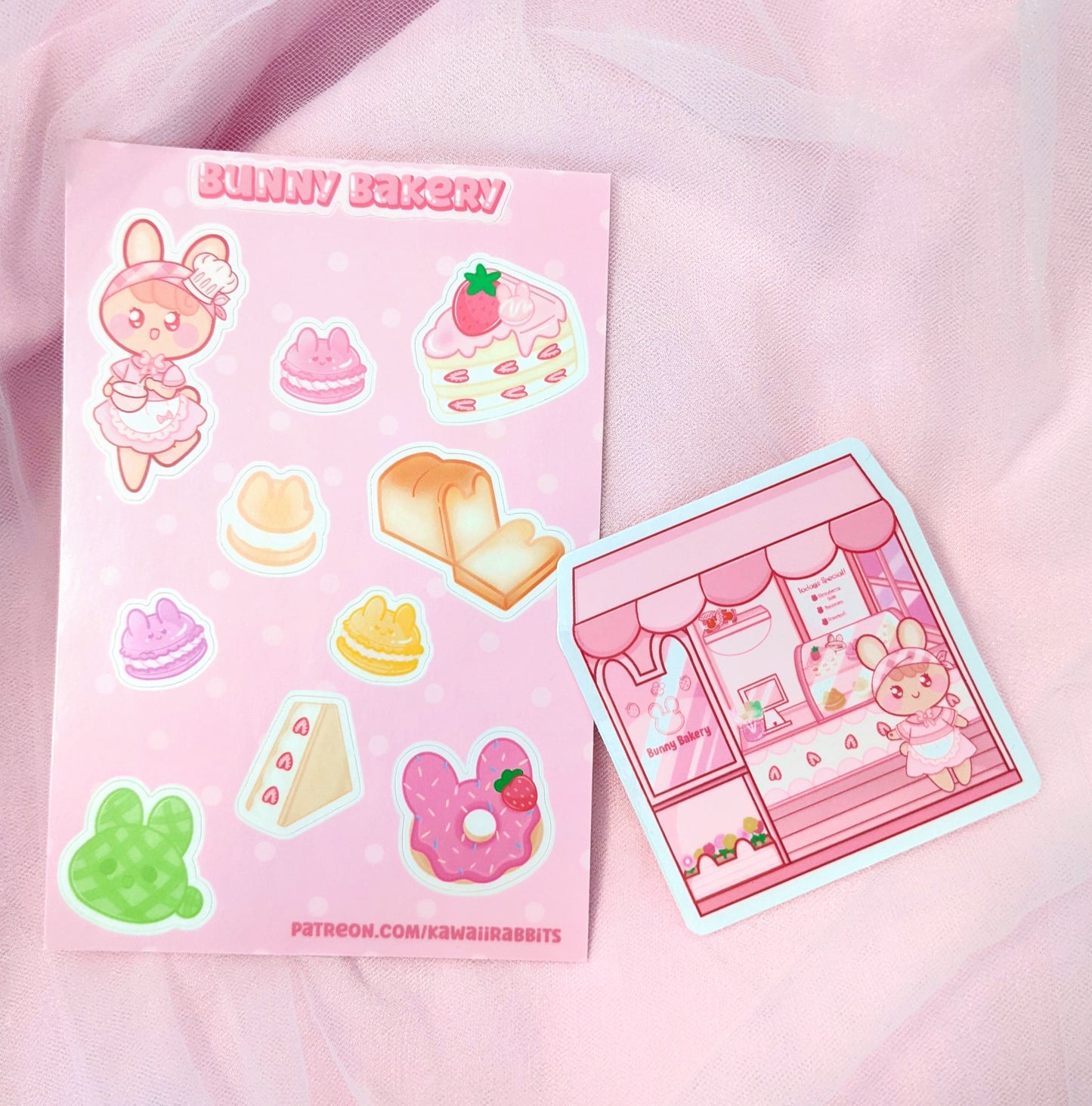 Bunny Bakery Stickers