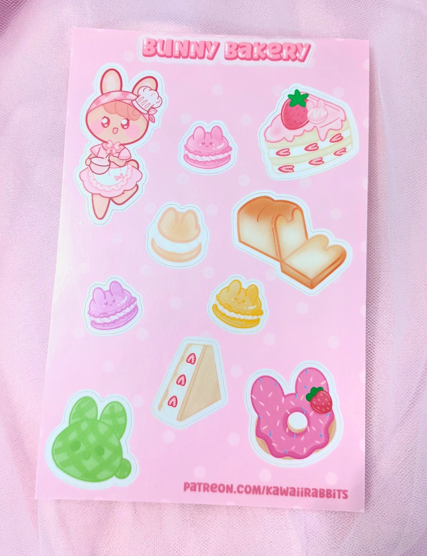 Bunny Bakery Stickers