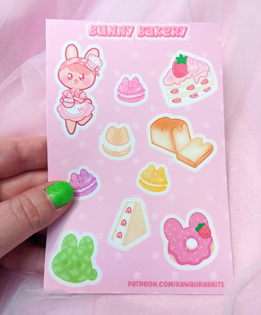 Bunny Bakery Stickers
