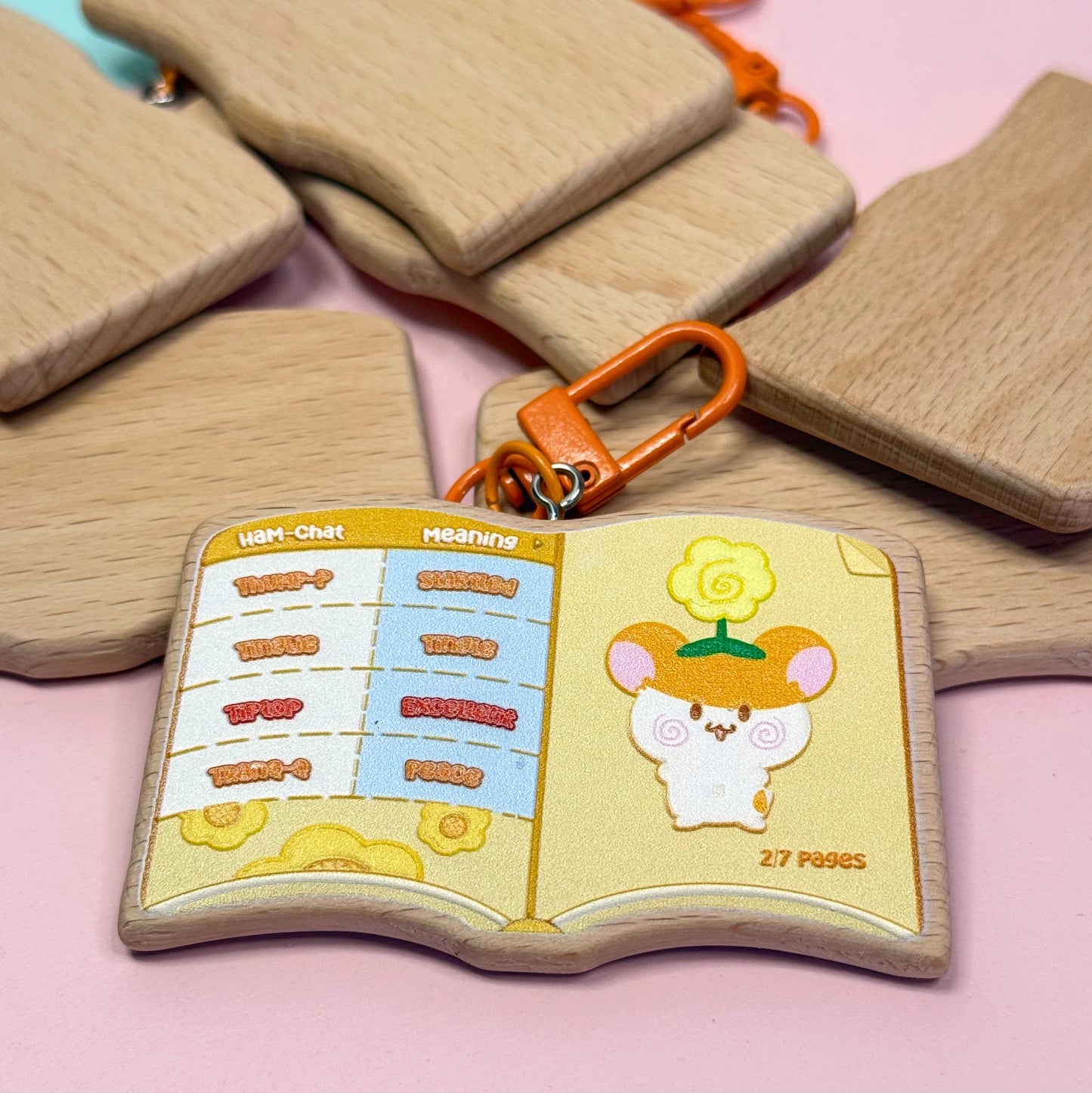 Ham Chat Dictionary Wood Charms