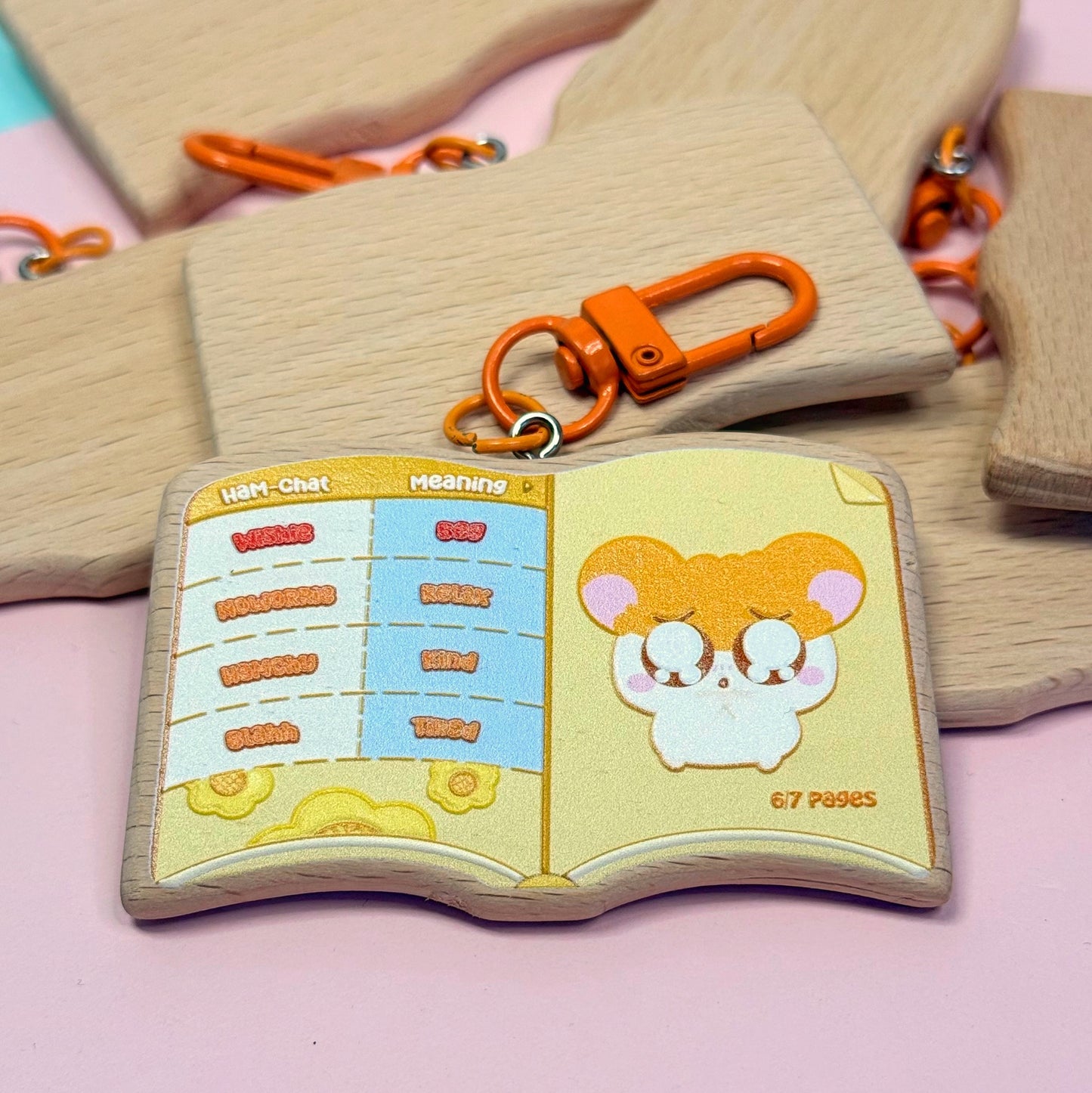 Ham Chat Dictionary Wood Charms