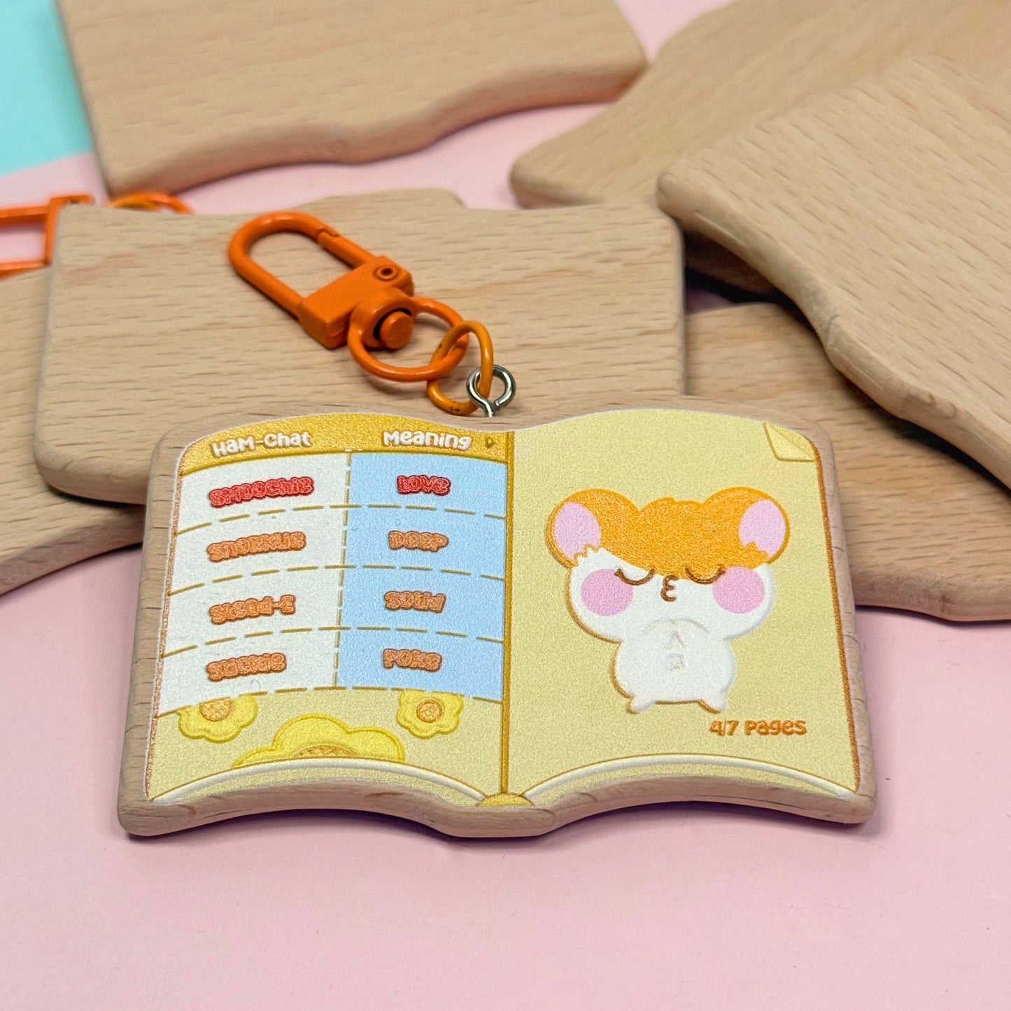 Ham Chat Dictionary Wood Charms