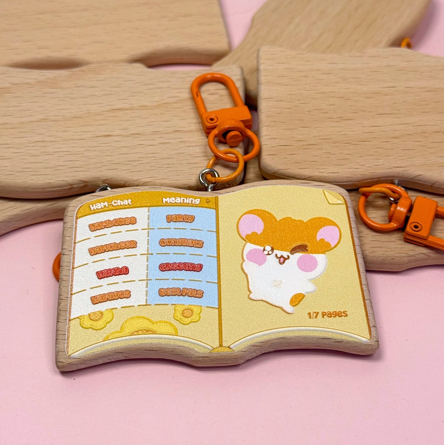 Ham Chat Dictionary Wood Charms