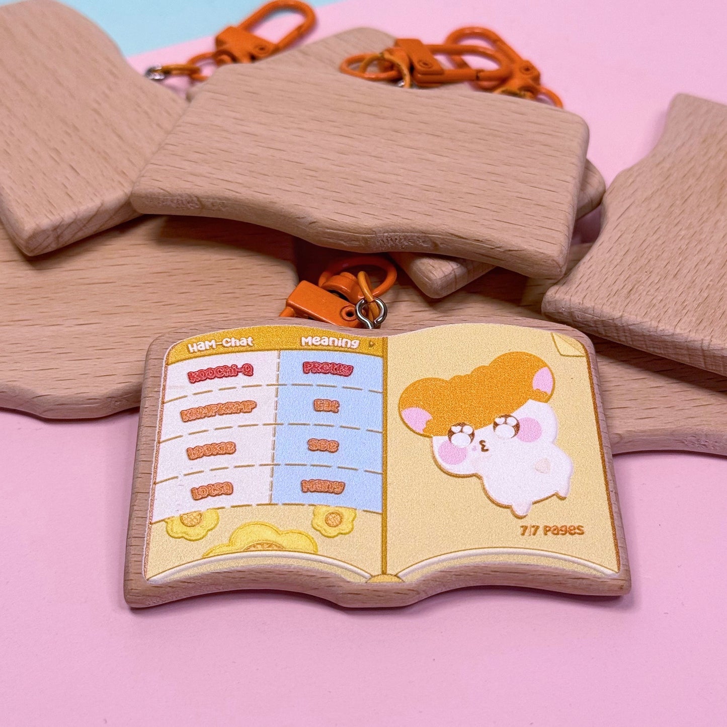 Ham Chat Dictionary Wood Charms