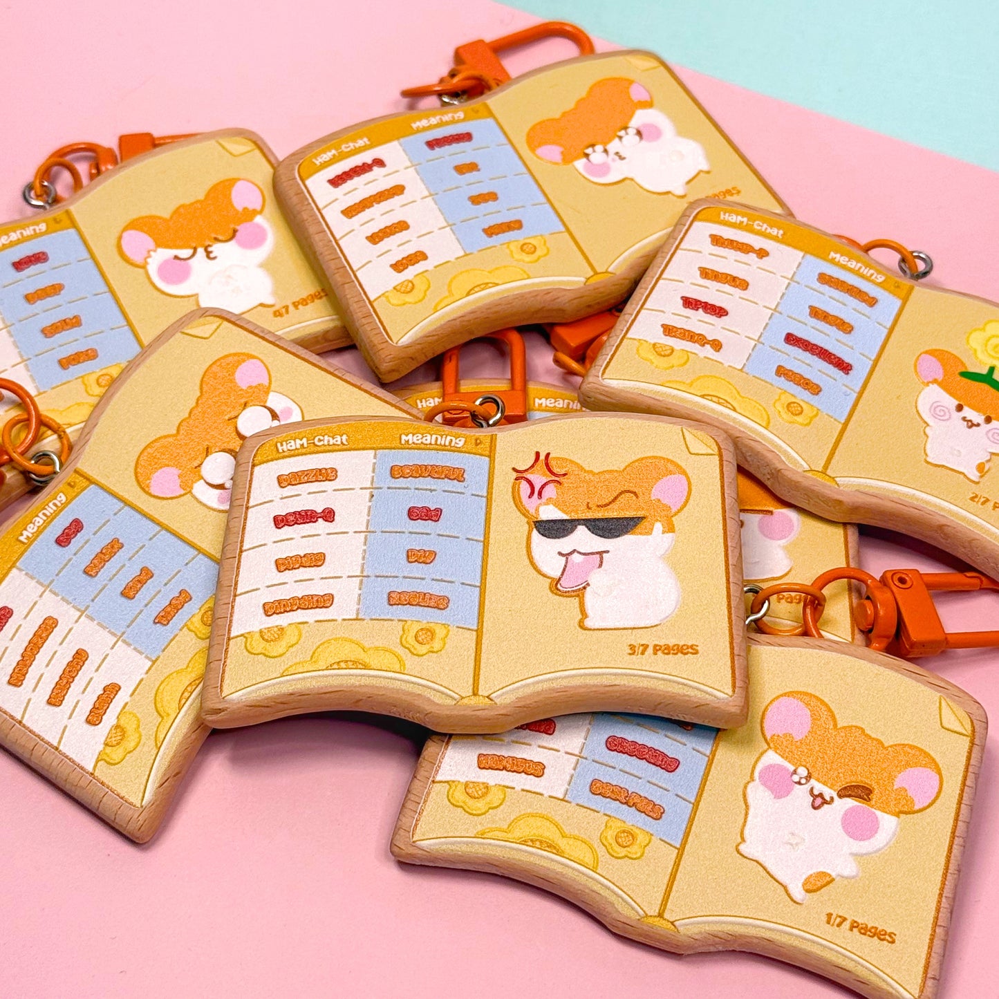 Ham Chat Dictionary Wood Charms