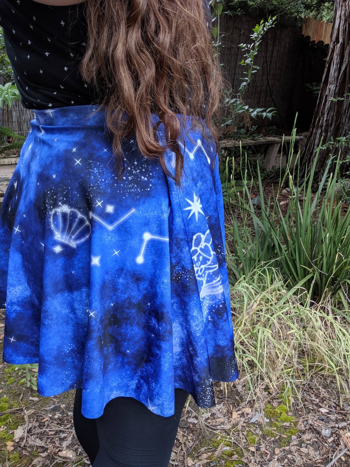 Starry Night Pocket Skirt, MADE TO ORDER