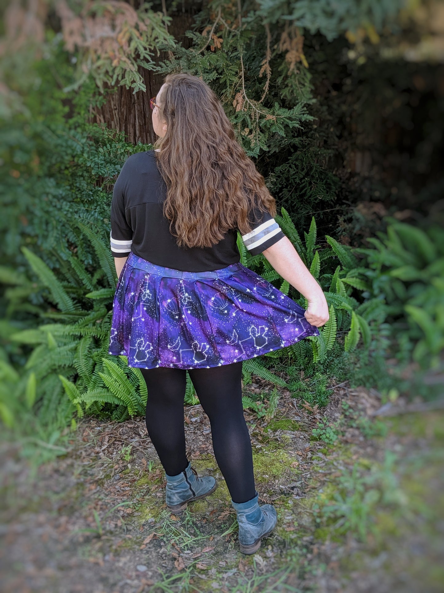 Galaxy Merbunny Mini Skirt