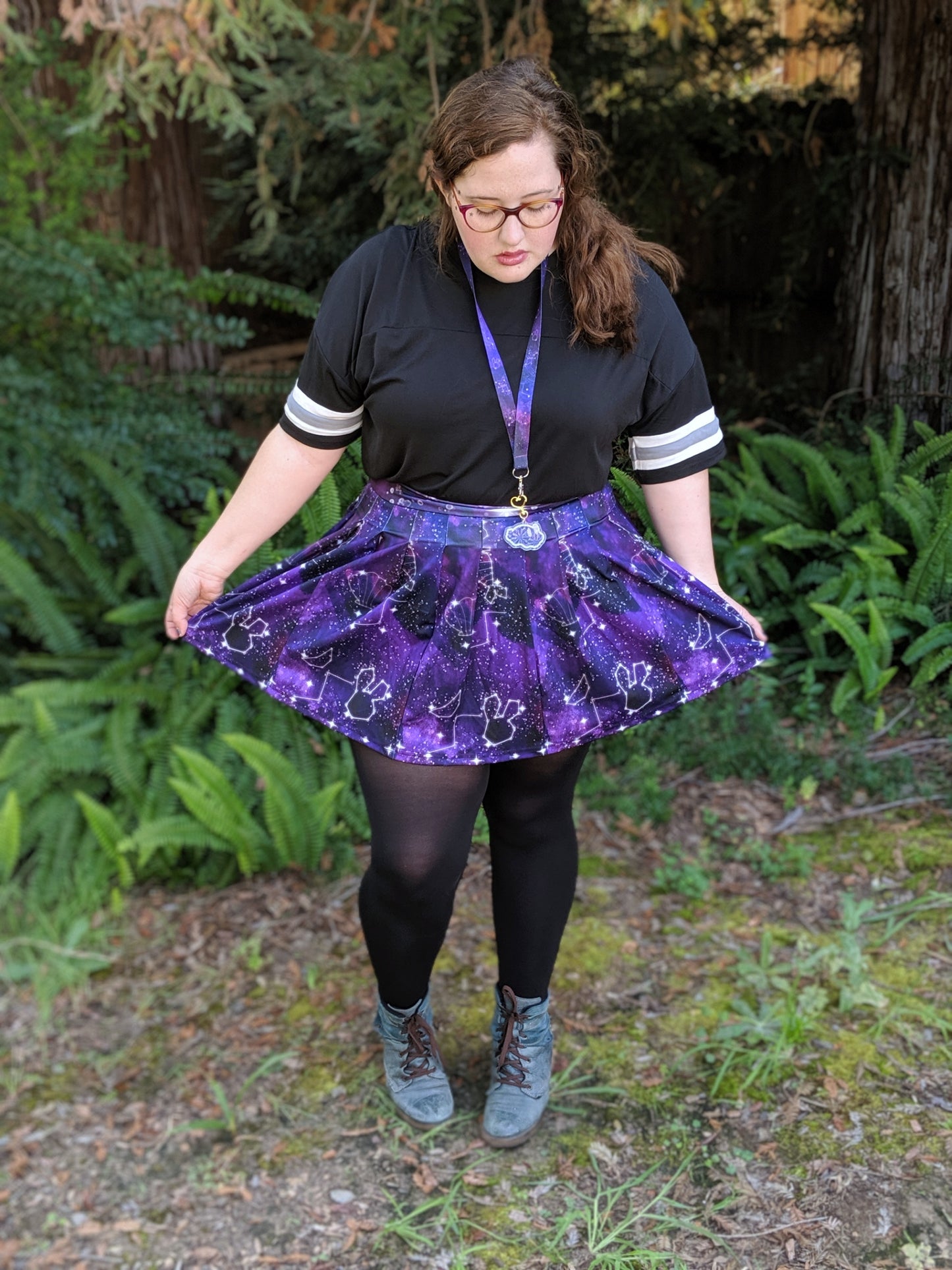 Galaxy Merbunny Mini Skirt